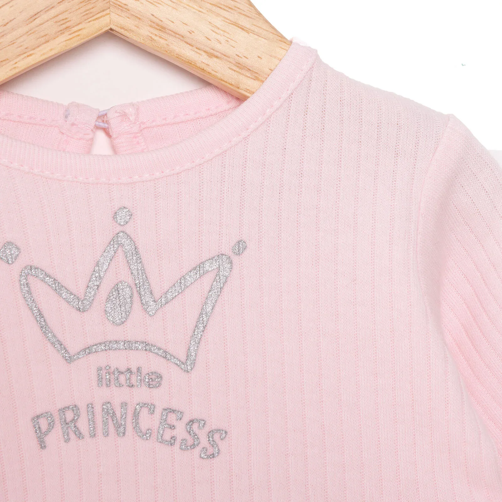HelloBaby Little Life Newborn Girl Dress - Light Pink - Image 4