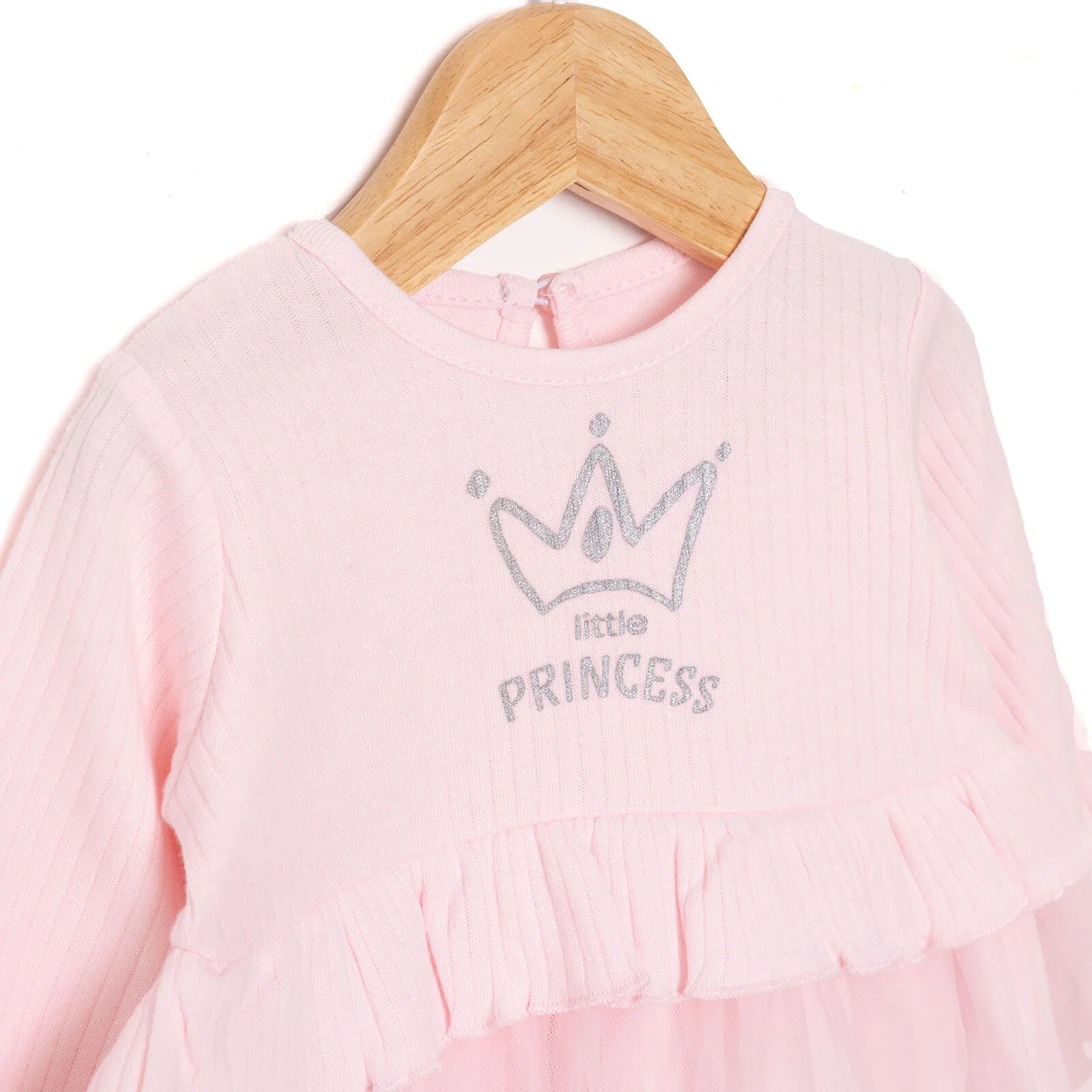 HelloBaby Little Life Newborn Girl Dress - Light Pink - Image 6
