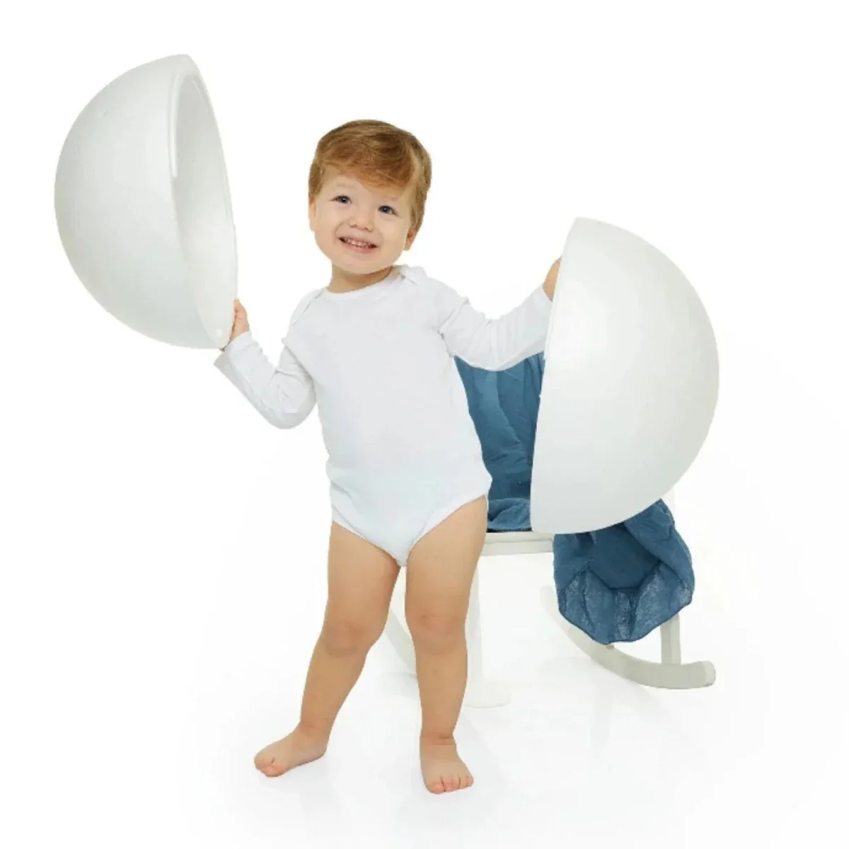 HelloBaby Unisex Long Sleeve Bodysuit 5 pcs - Image 9