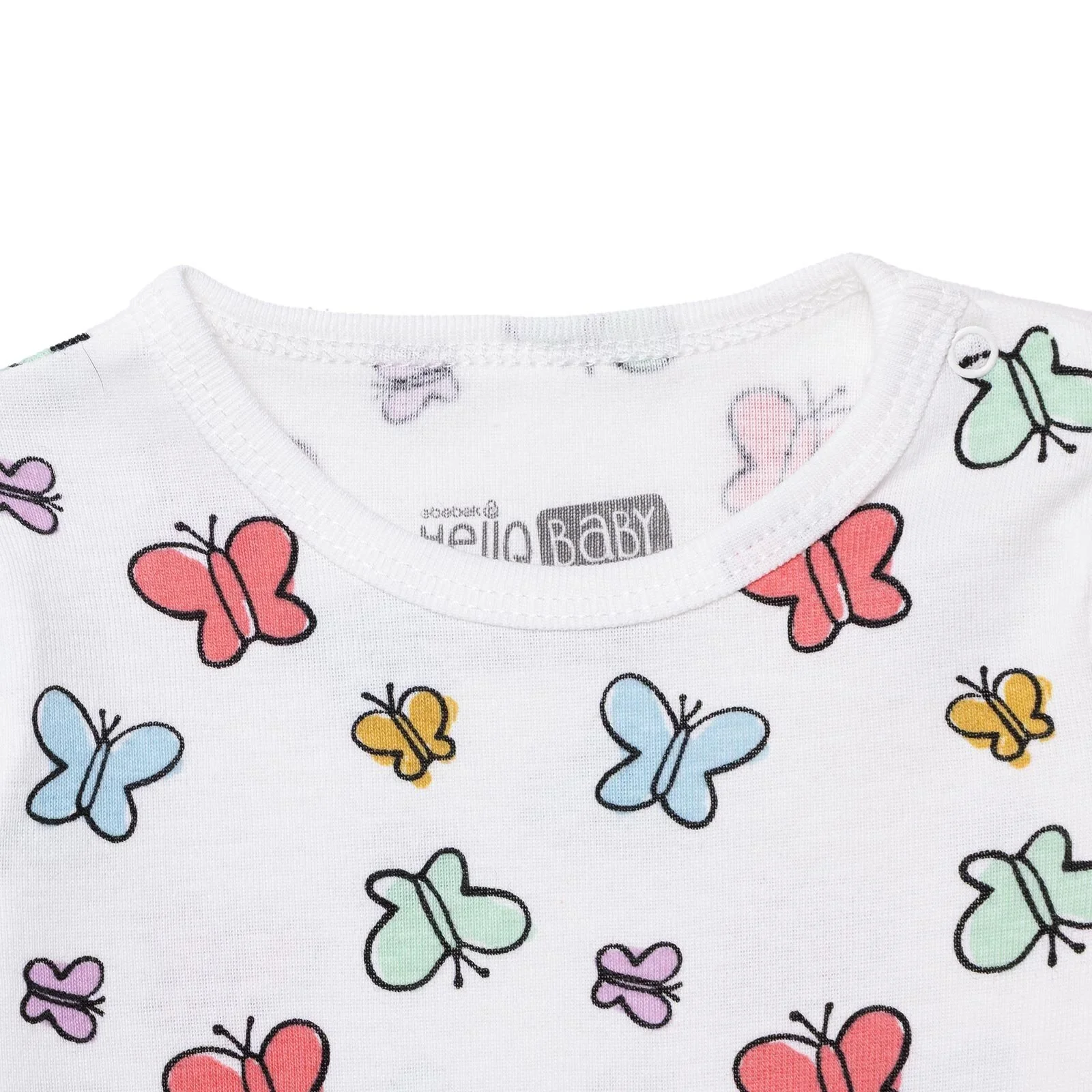 HelloBaby Long Sleeve Body - Ecru - Image 3