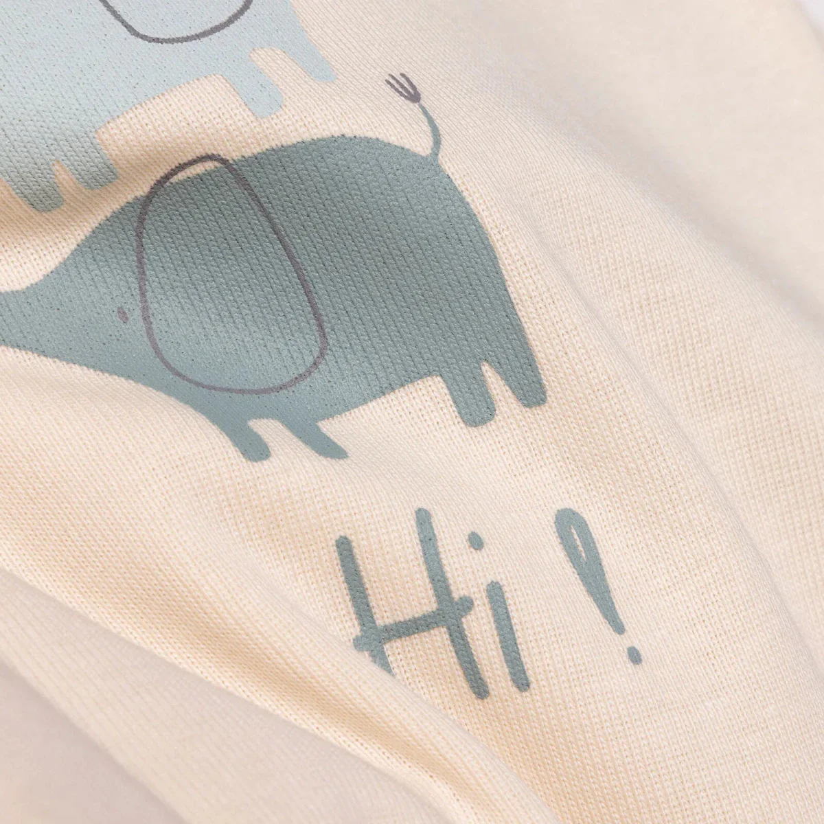 HelloBaby Long Sleeve Body - Ecru - Image 6