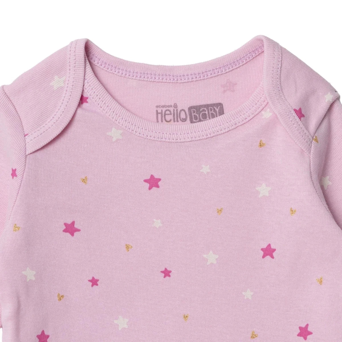 HelloBaby Long Sleeve Body - Pink - Image 3