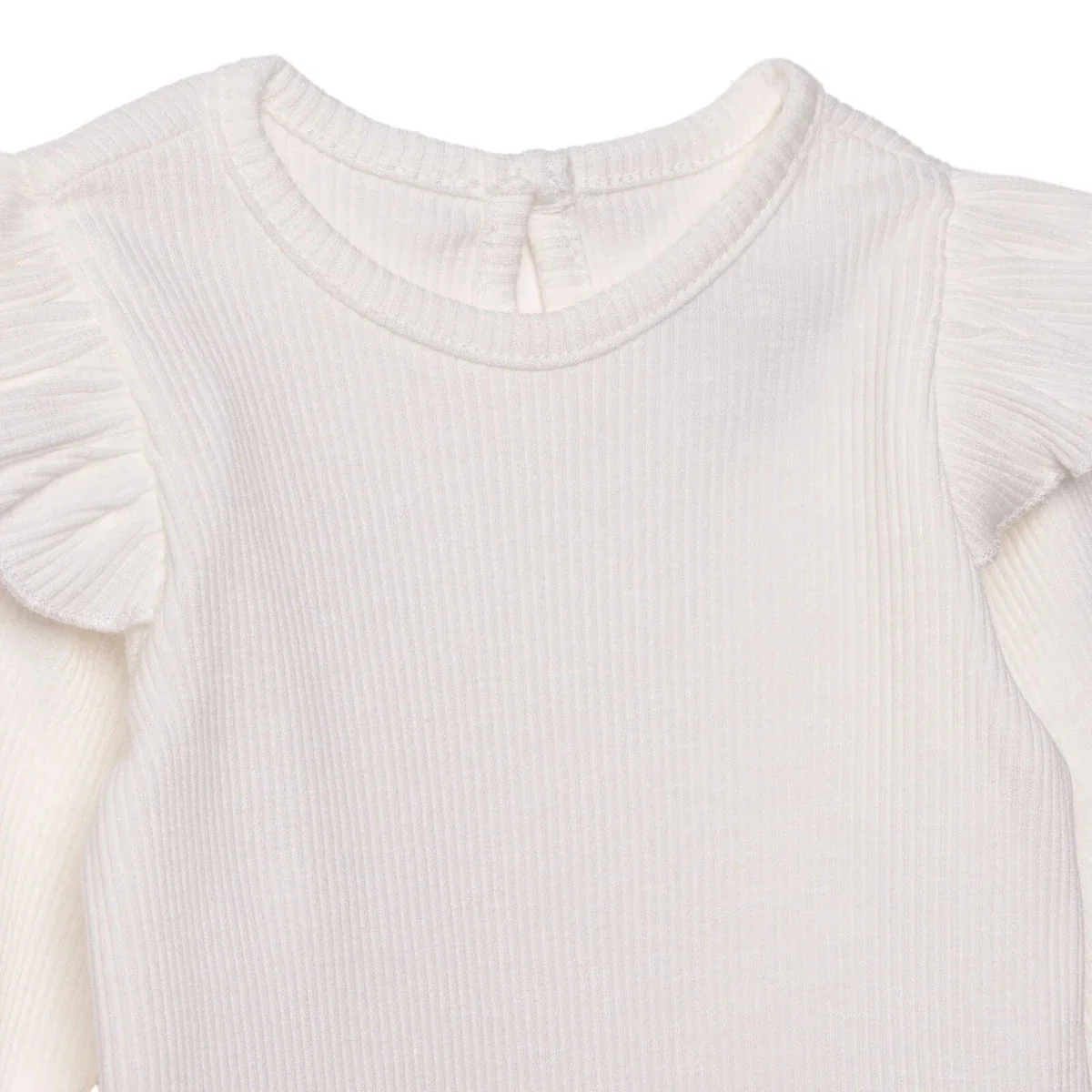 HelloBaby Long Sleeve Body - Ecru - Image 3