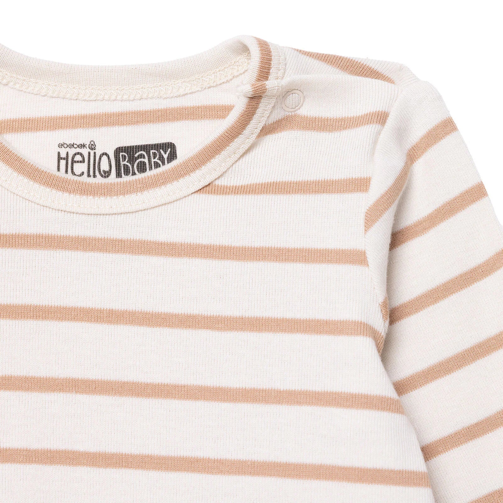 HelloBaby Long Sleeve Body - Beige - Image 3