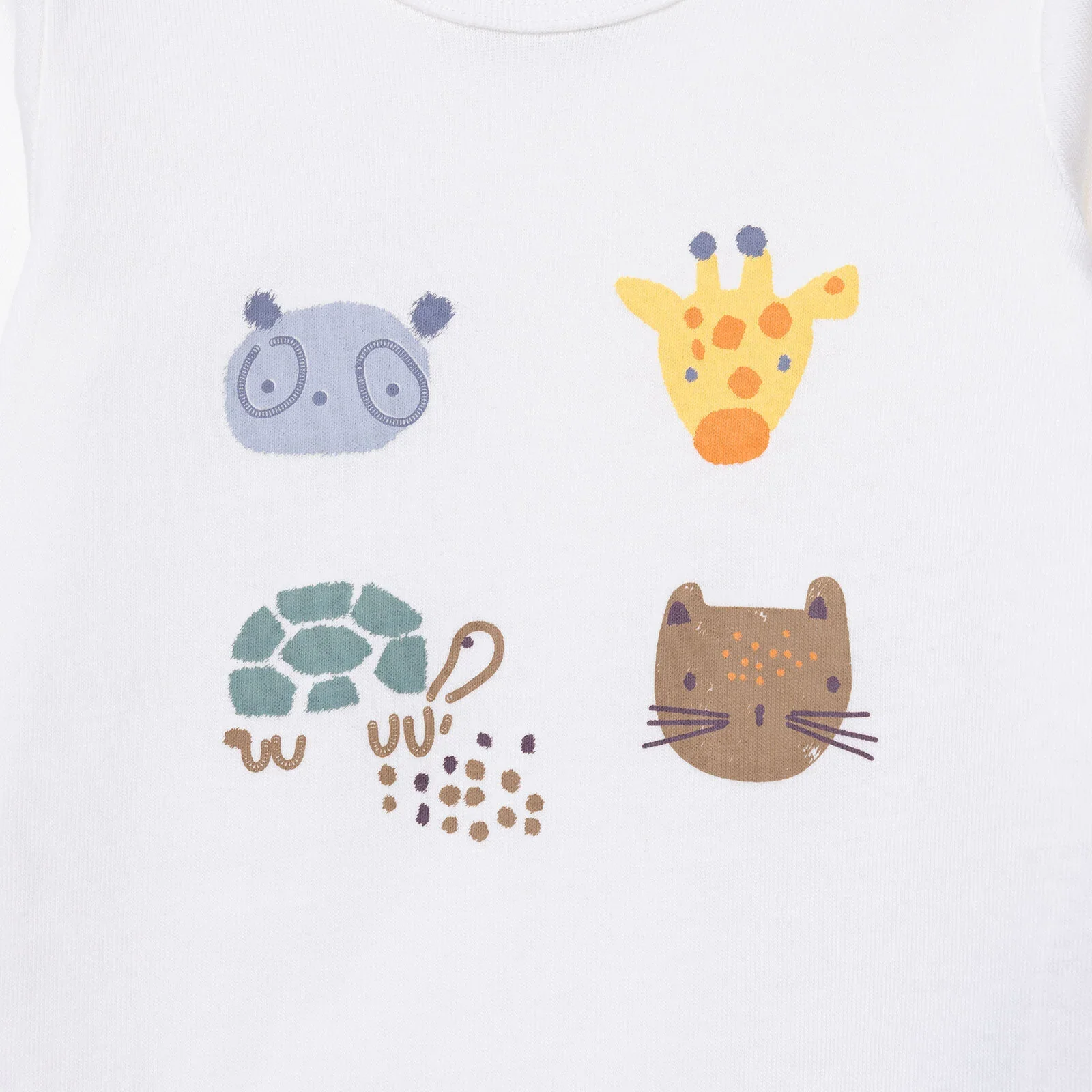HelloBaby Long Sleeve Body 2 Pack - Ecru - Image 4