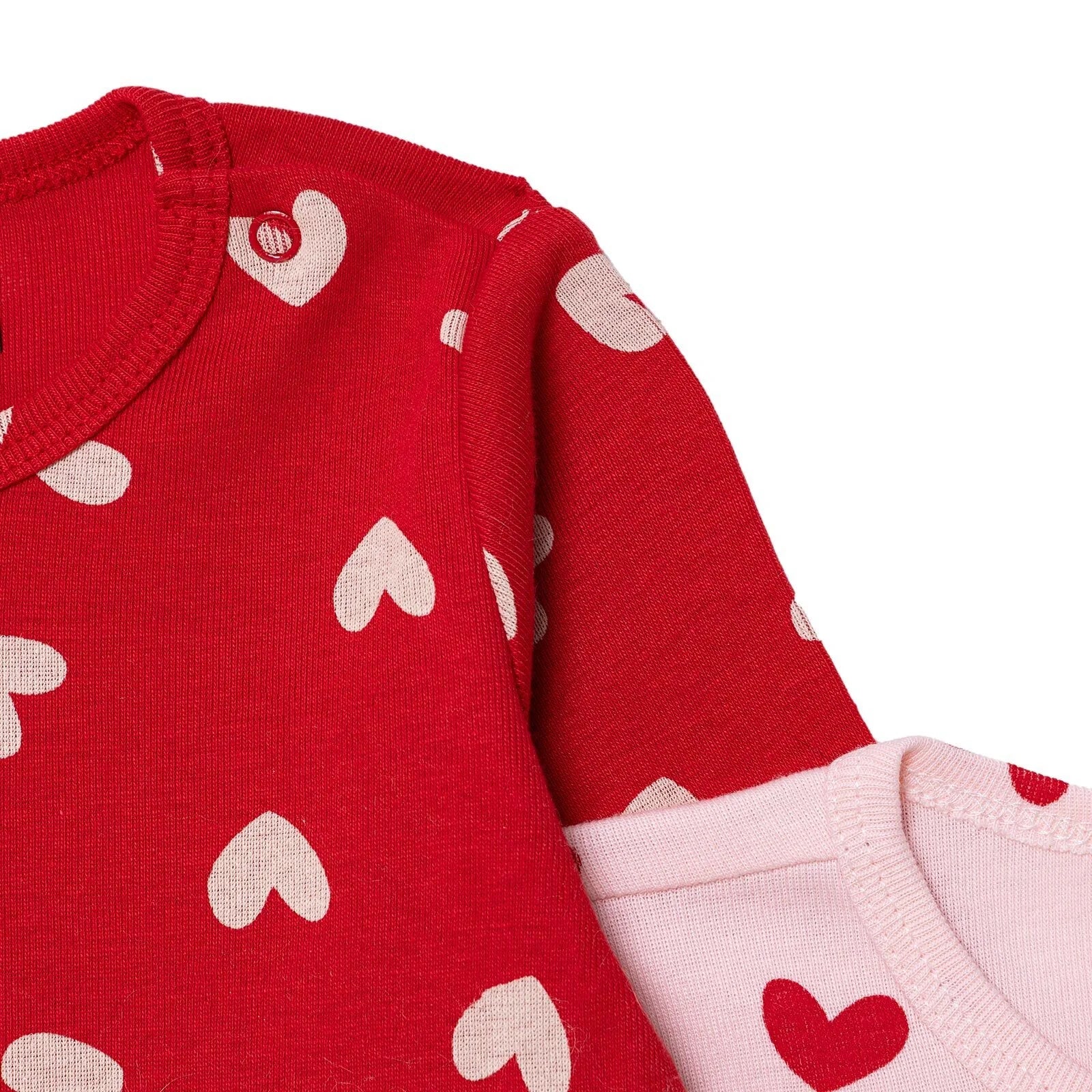 HelloBaby Long Sleeve Body 2 pcs - Red - Image 3