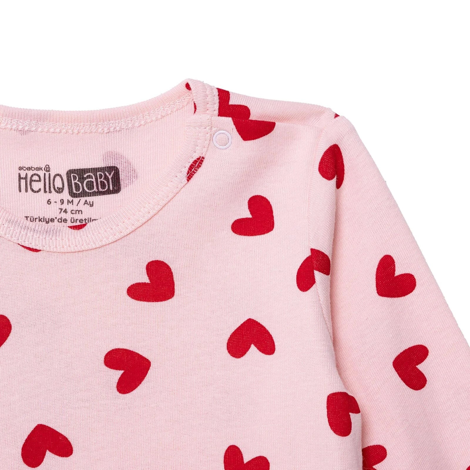 HelloBaby Long Sleeve Body 2 pcs - Red - Image 5