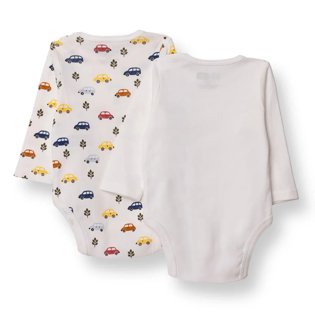 HelloBaby Long Sleeve Body 2 pcs - Ecru - Image 2