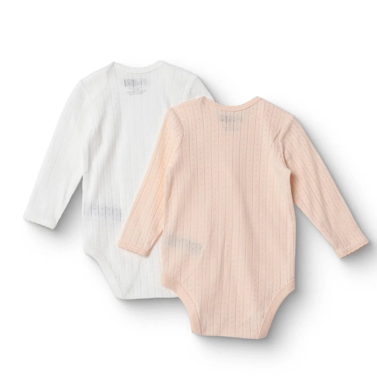 HelloBaby Long Sleeve Body 2 pcs - Ecru - Image 2