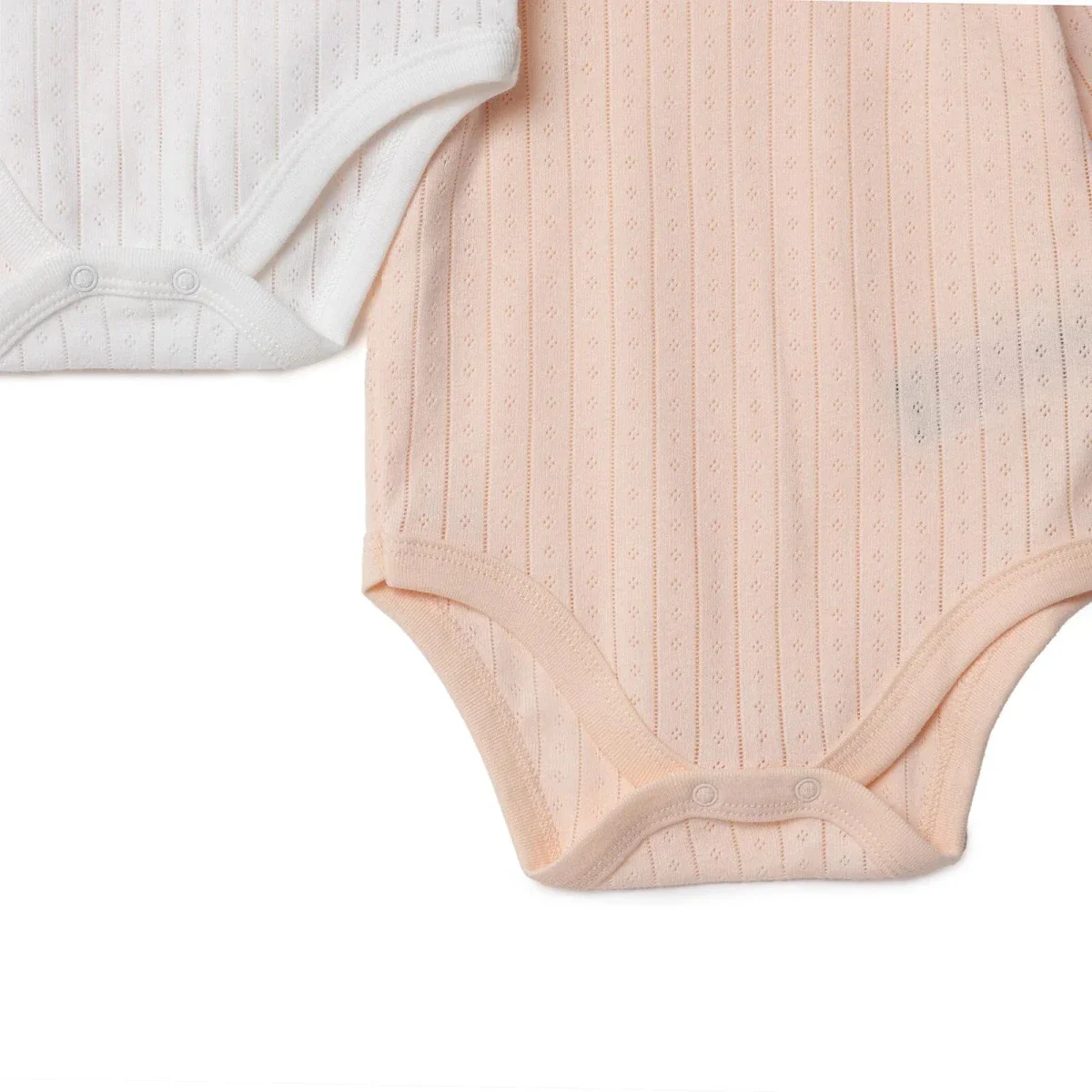 HelloBaby Long Sleeve Body 2 pcs - Ecru - Image 6