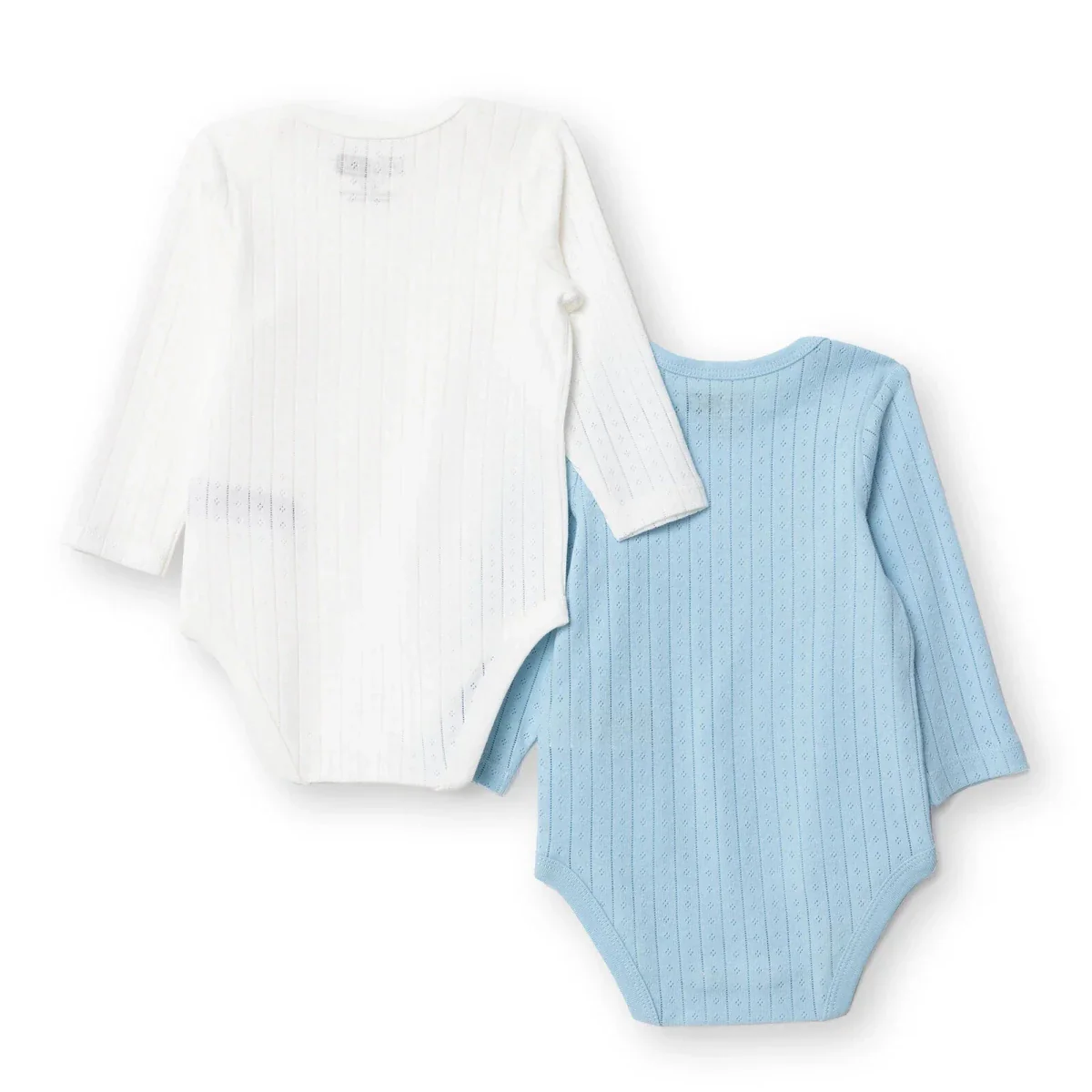 HelloBaby Long Sleeve Body 2 pcs - Ecru - Image 2