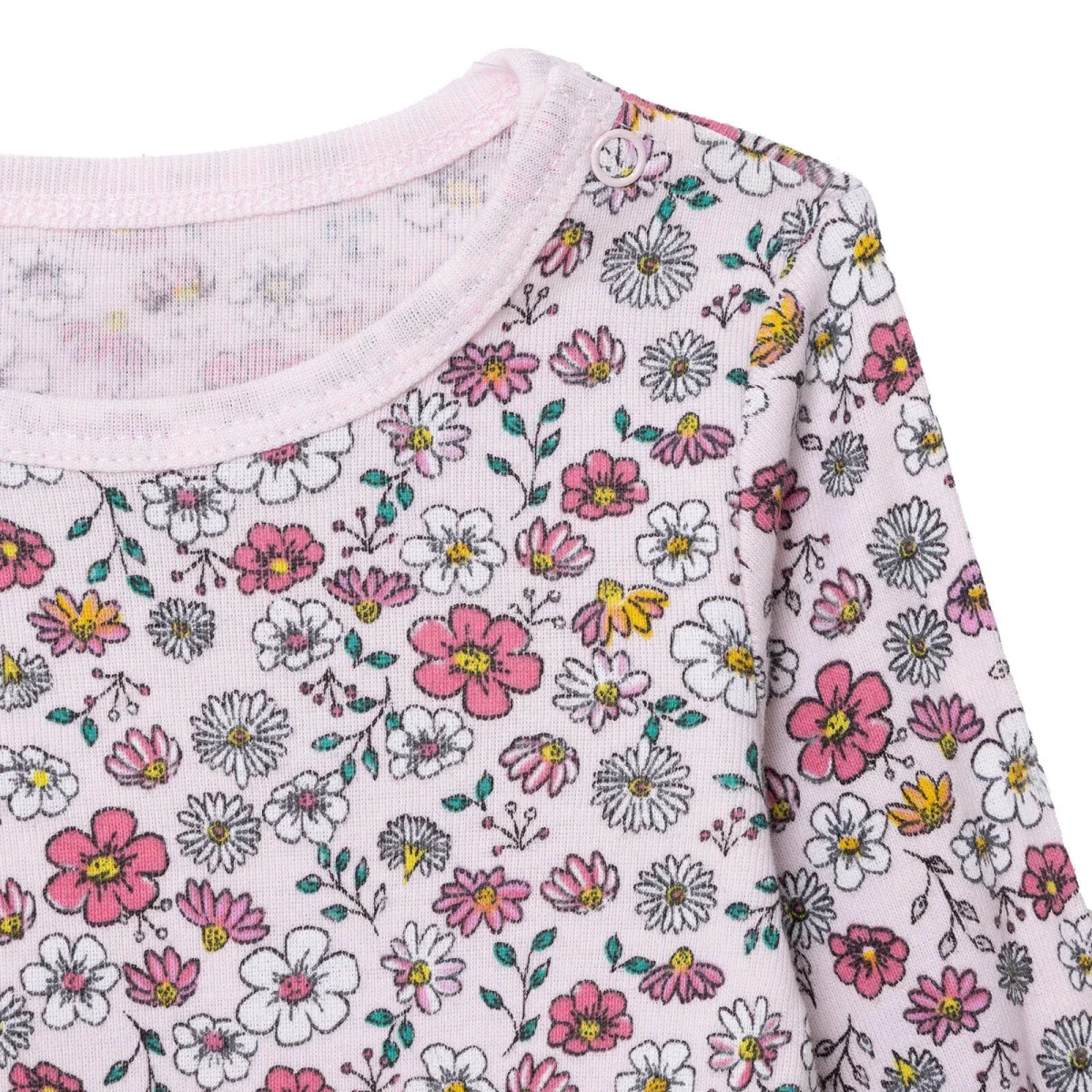 HelloBaby Long Sleeve Body - Light Pink - Image 4