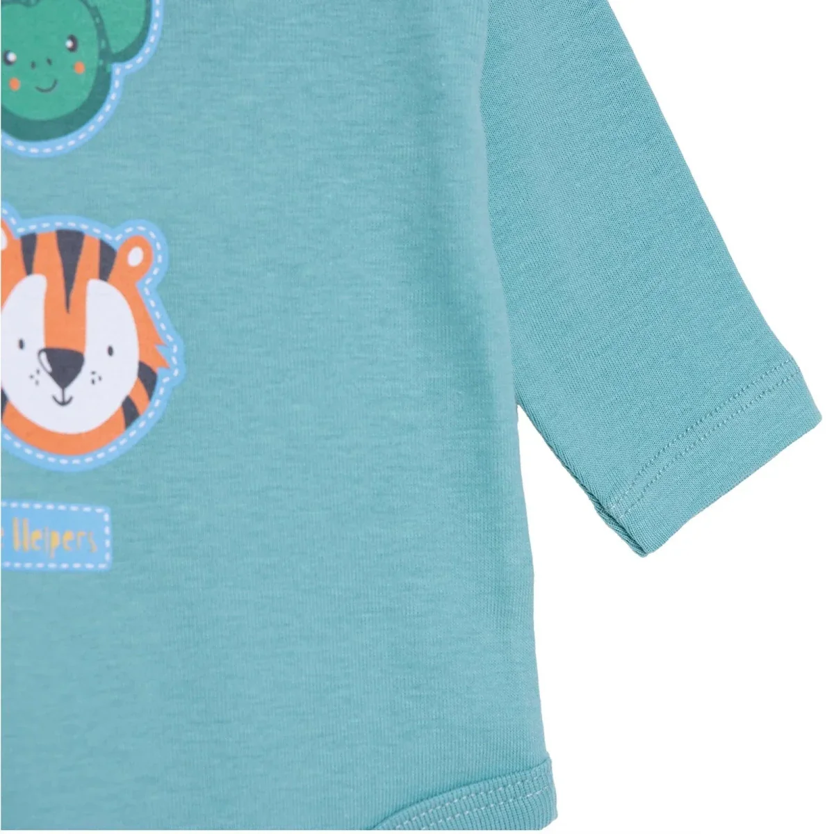 HelloBaby Long Sleeve Body - Green - Image 4