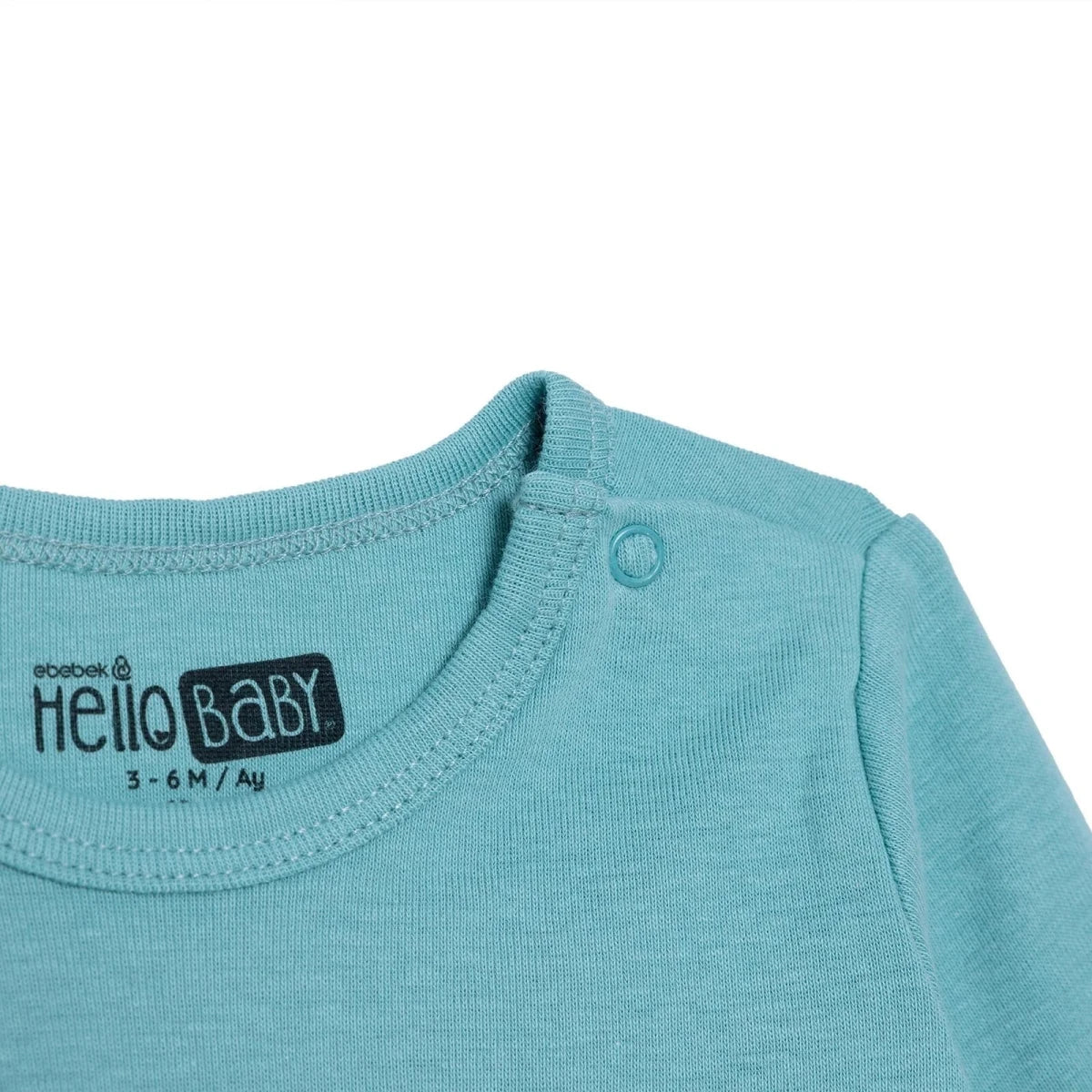 HelloBaby Long Sleeve Body - Green - Image 5