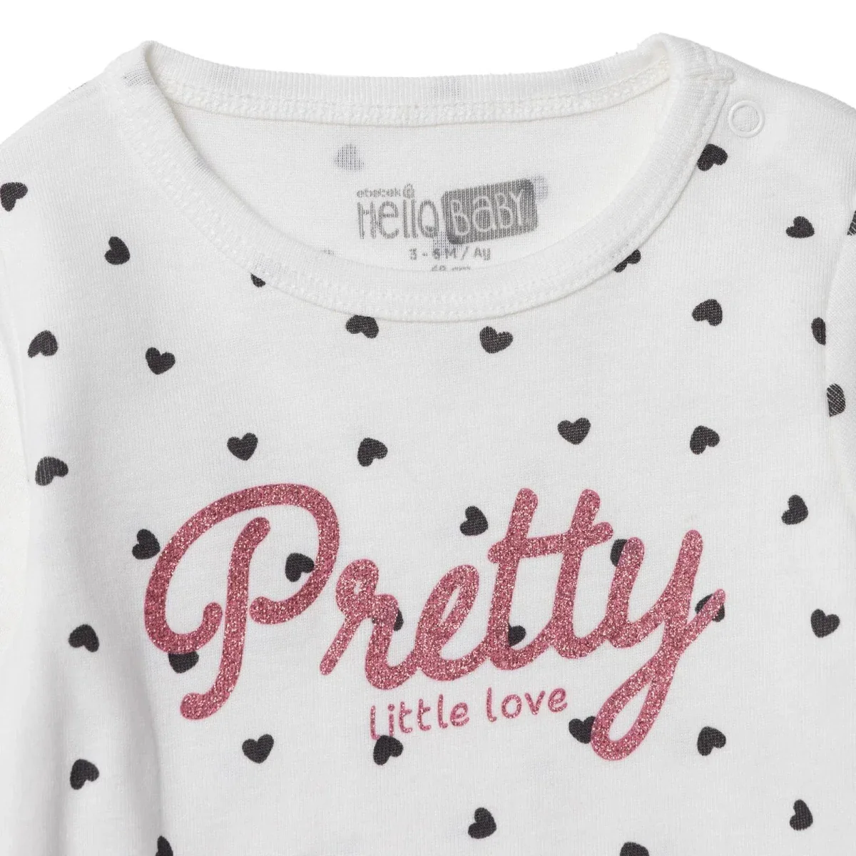 HelloBaby Long Sleeve Body - Ecru - Image 3