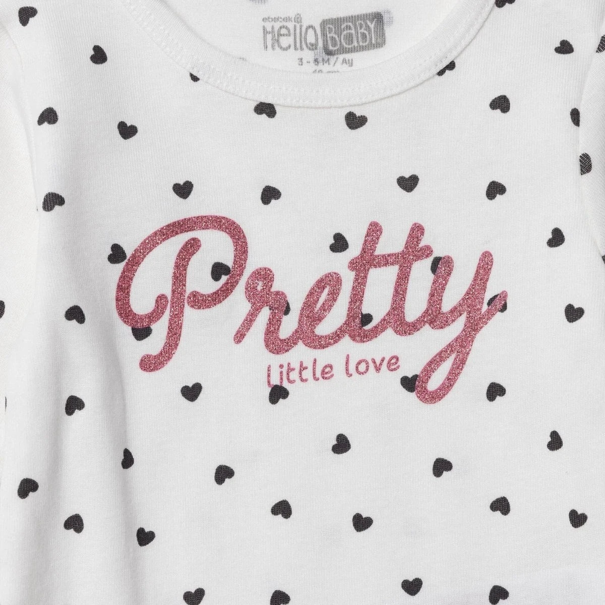 HelloBaby Long Sleeve Body - Ecru - Image 4