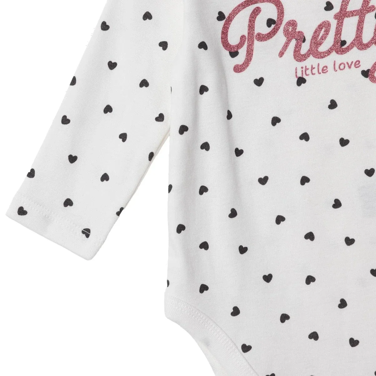 HelloBaby Long Sleeve Body - Ecru - Image 5