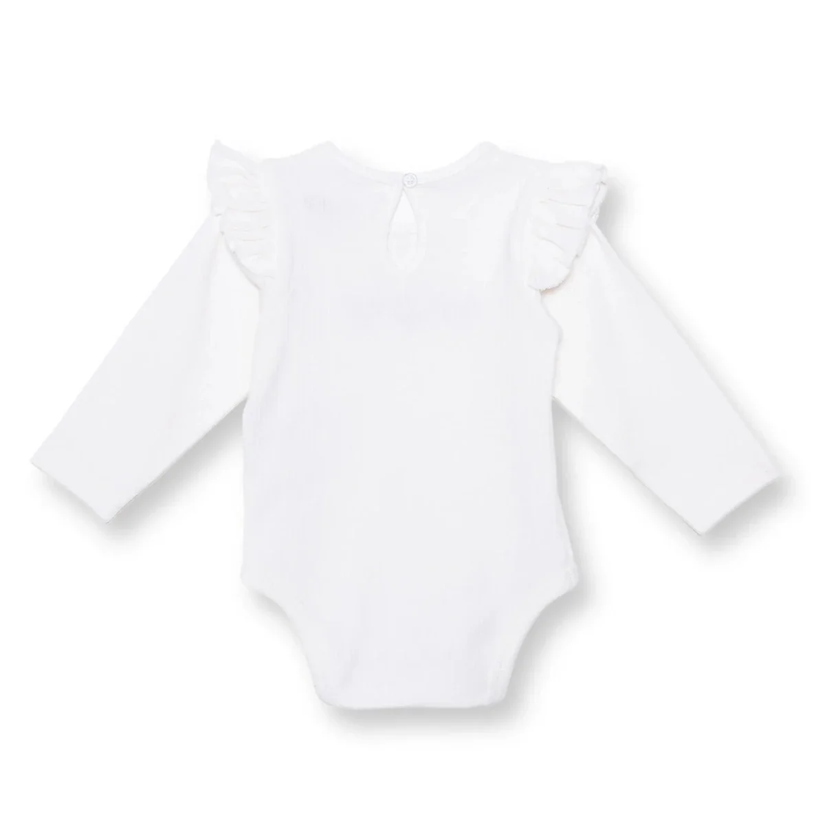HelloBaby Long Sleeve Body - Ecru - Image 2