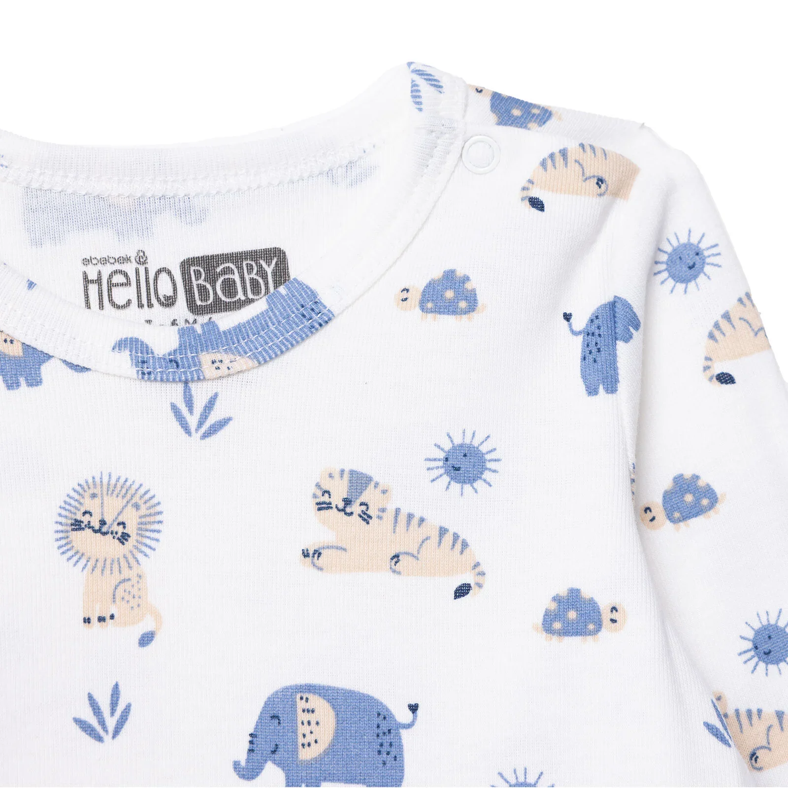 HelloBaby Long Sleeve Body - Ecru - Image 3