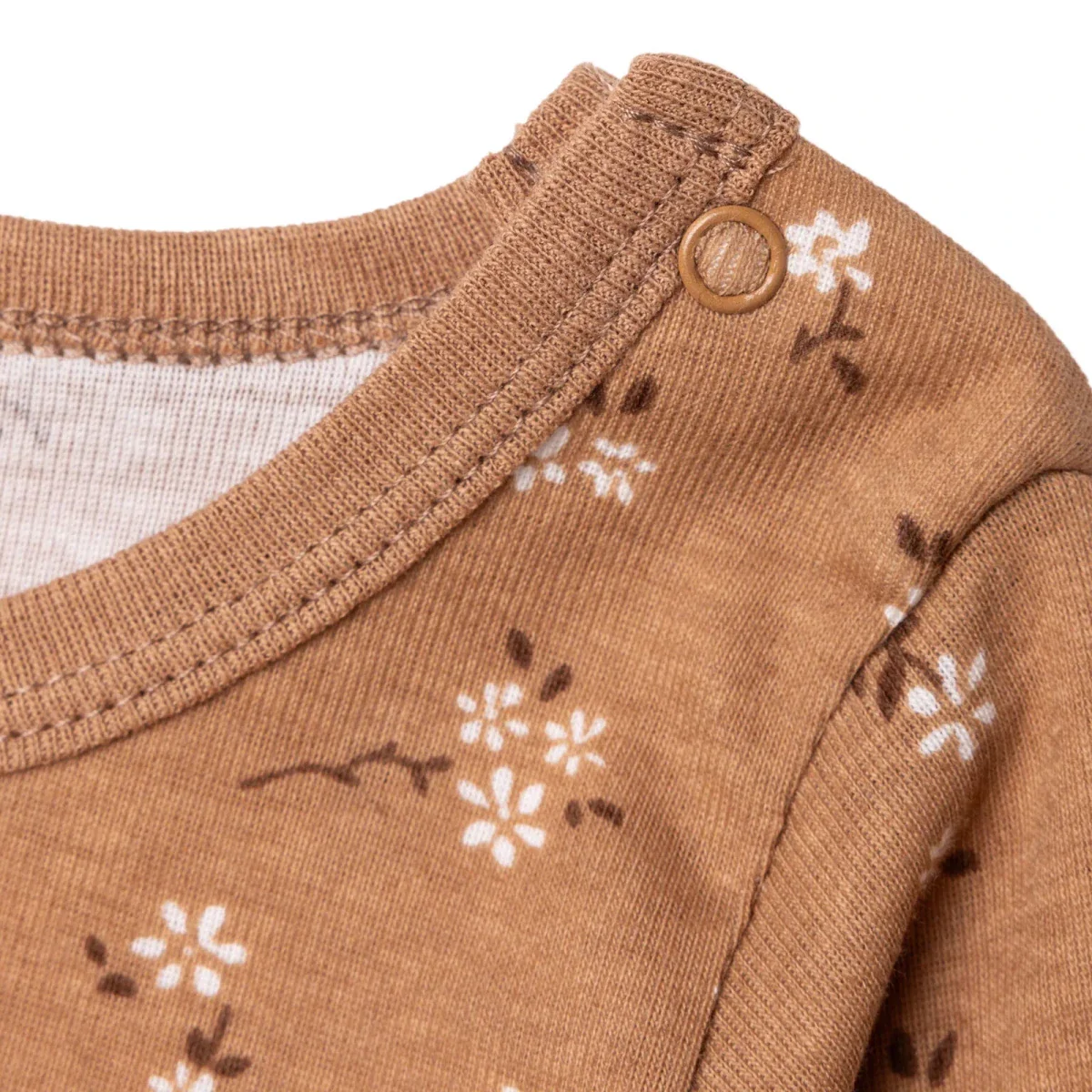 HelloBaby Long Sleeve Body - Brown - Image 4