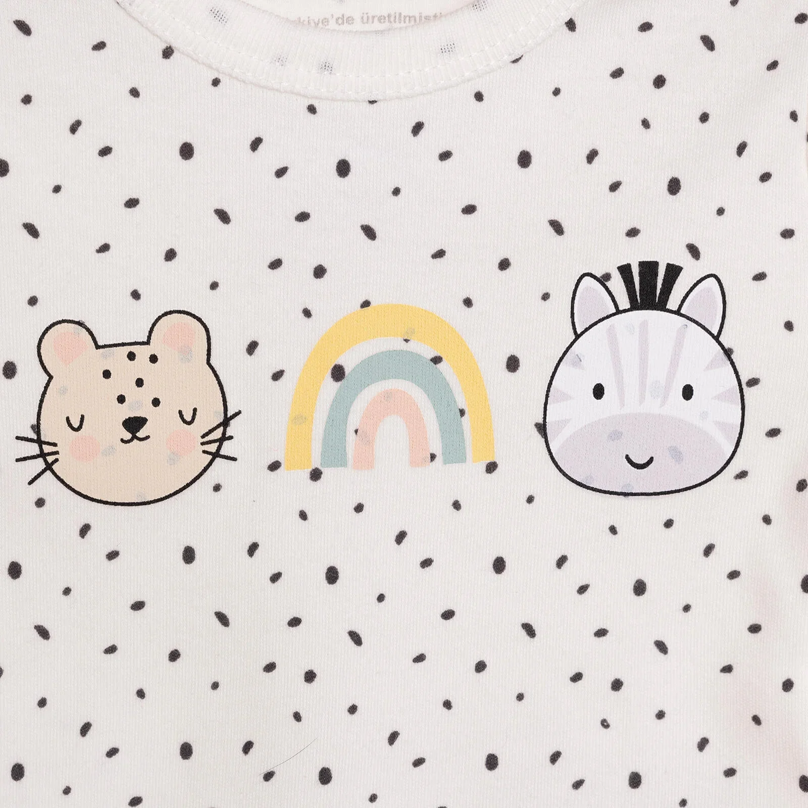 HelloBaby Baby Girl Long Sleeve Body - Ecru - Image 5