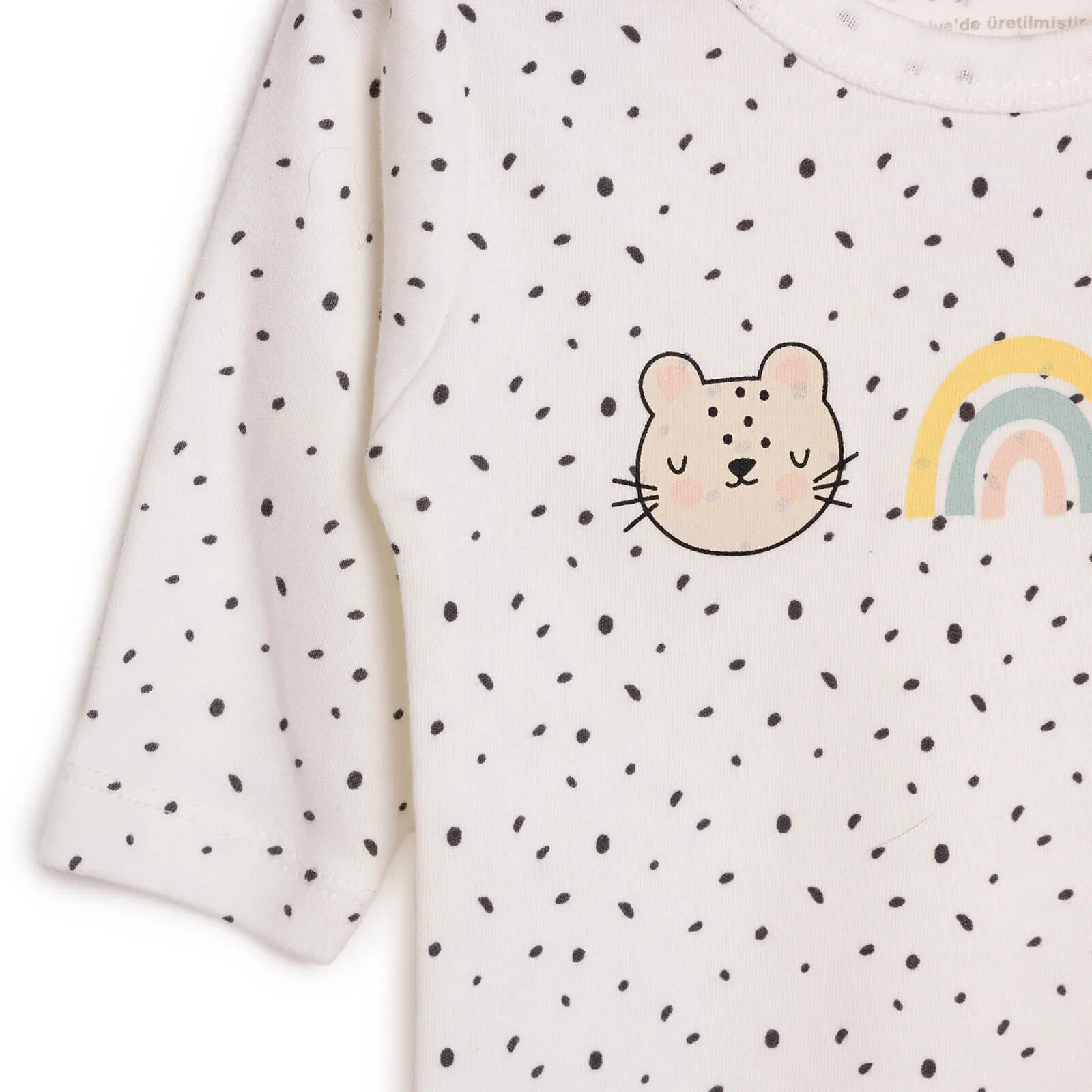 HelloBaby Baby Girl Long Sleeve Body - Ecru - Image 6