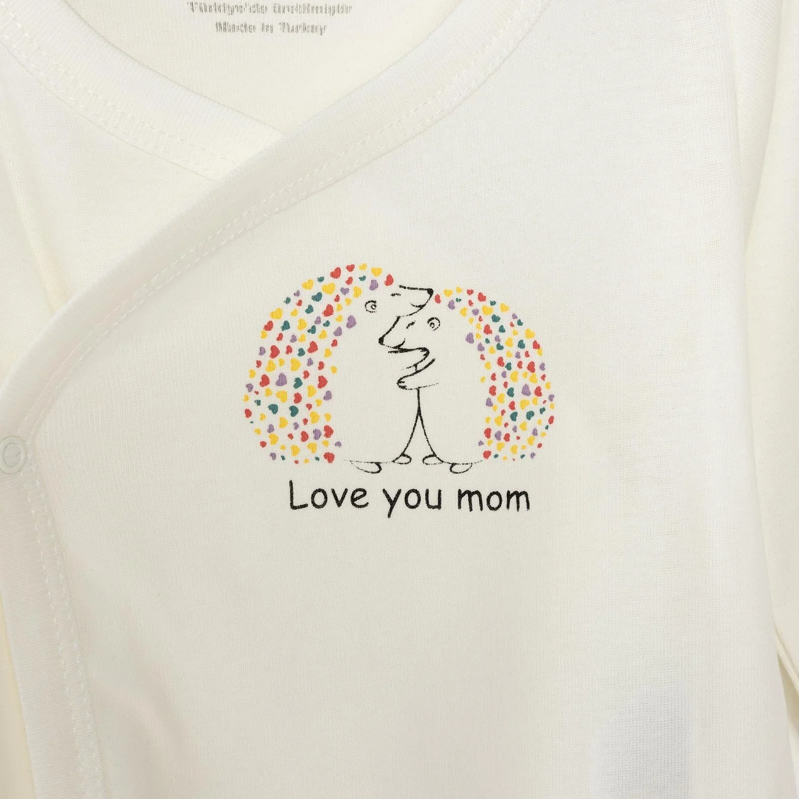 HelloBaby Long Sleeve Bodysuit - Ecru - Image 4