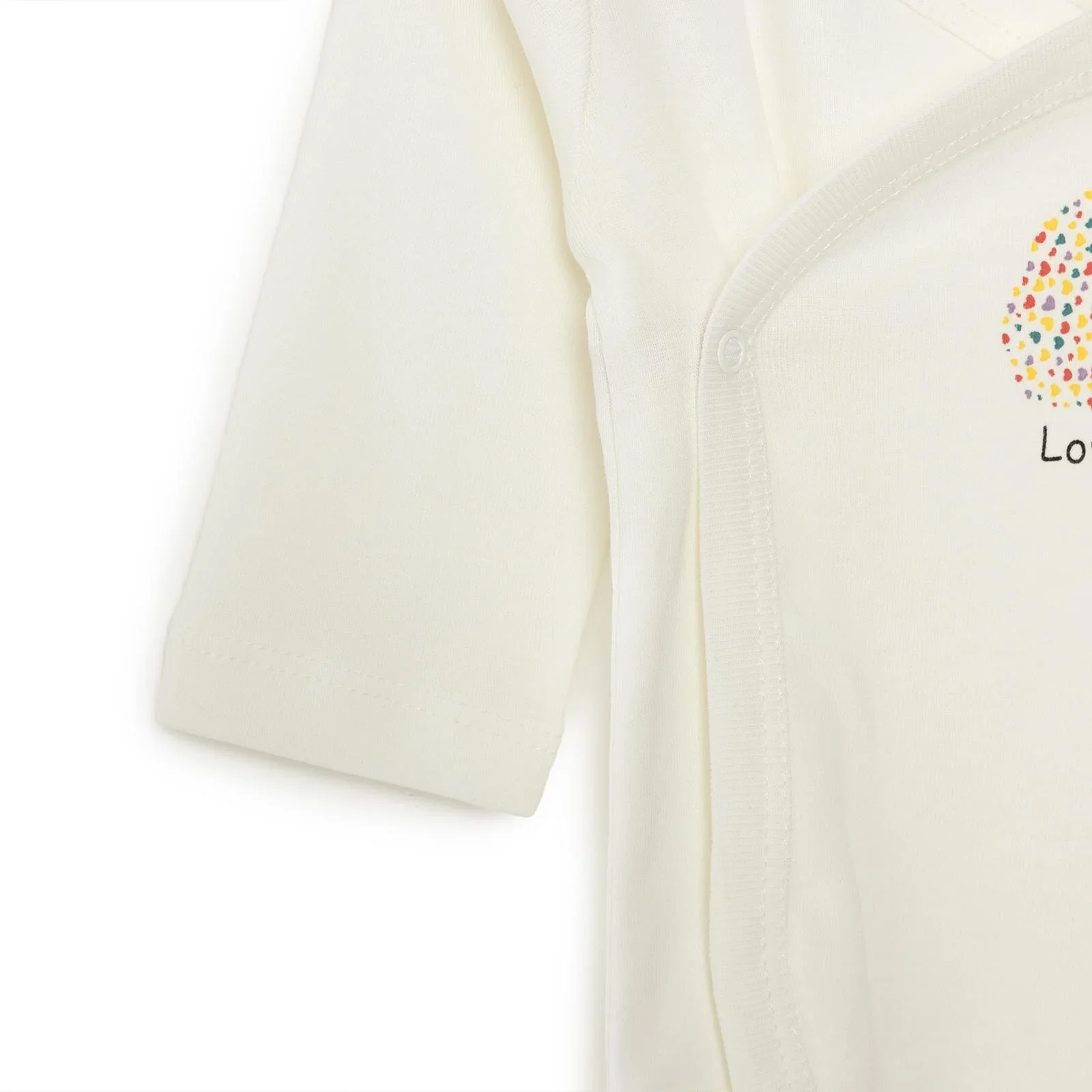 HelloBaby Long Sleeve Bodysuit - Ecru - Image 7
