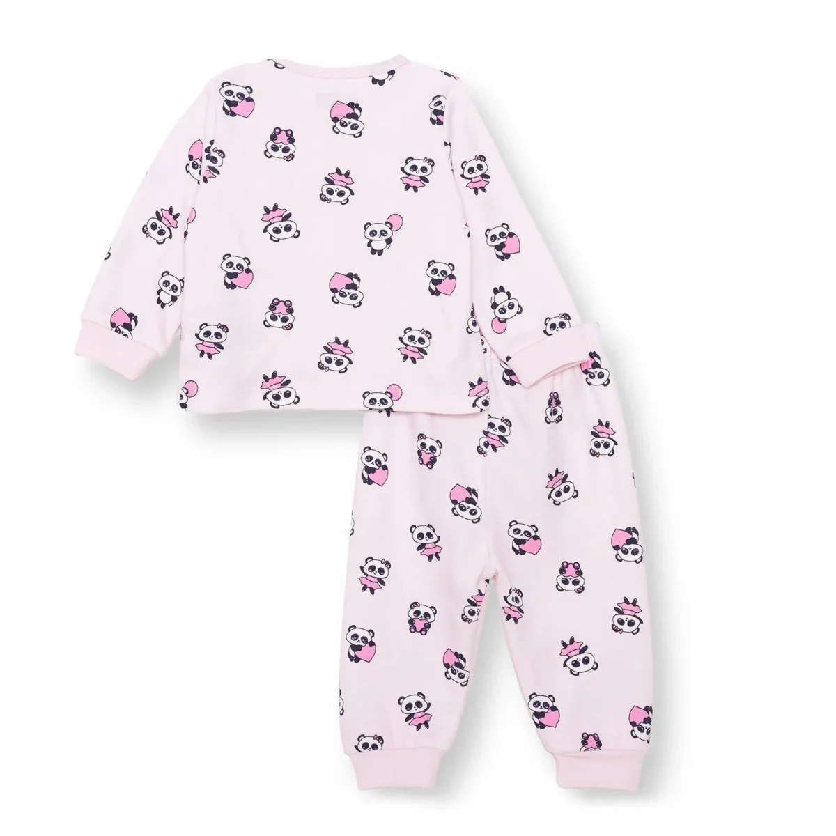 HelloBaby Long Sleeve Pyjamas Set - Light Pink - Image 2