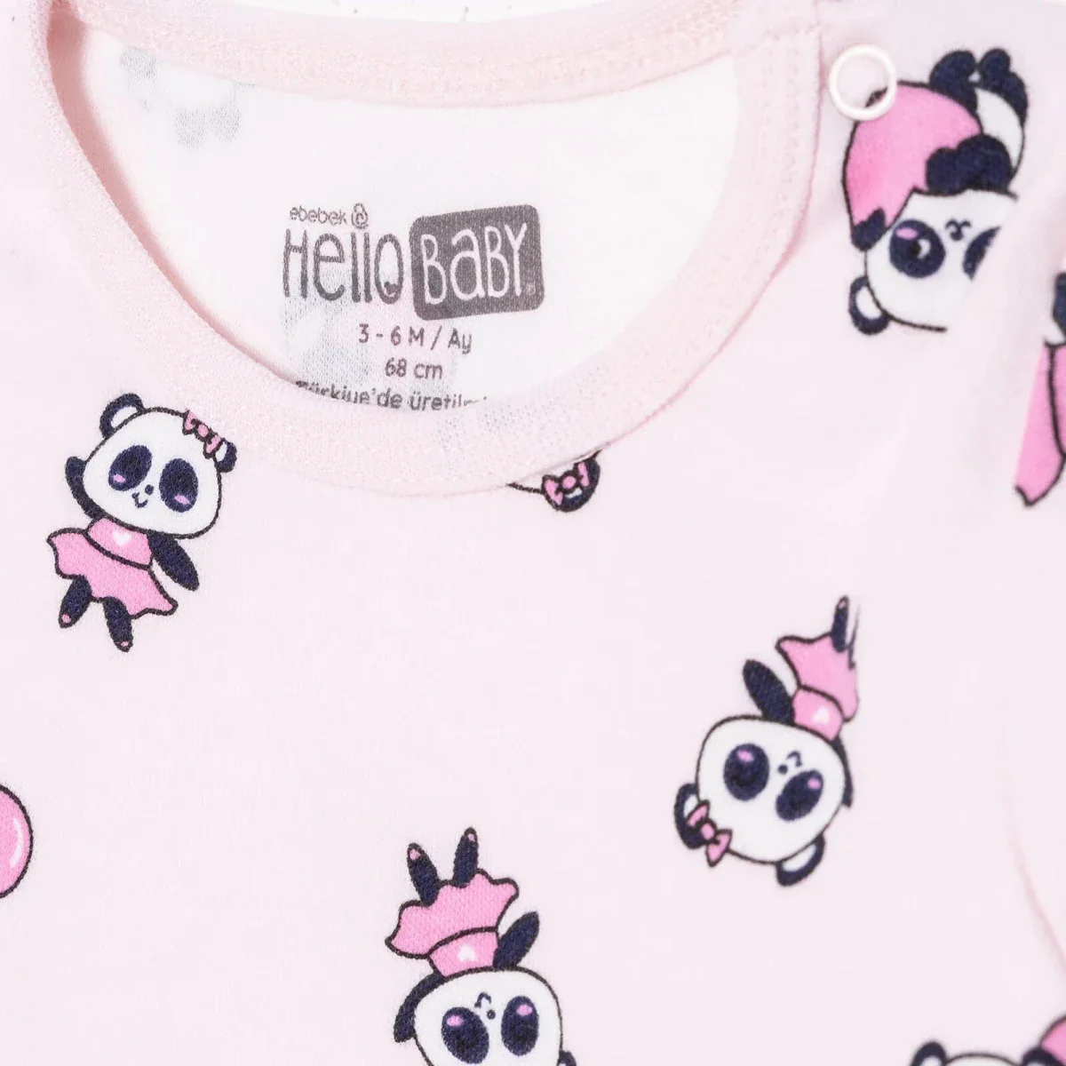 HelloBaby Long Sleeve Pyjamas Set - Light Pink - Image 4
