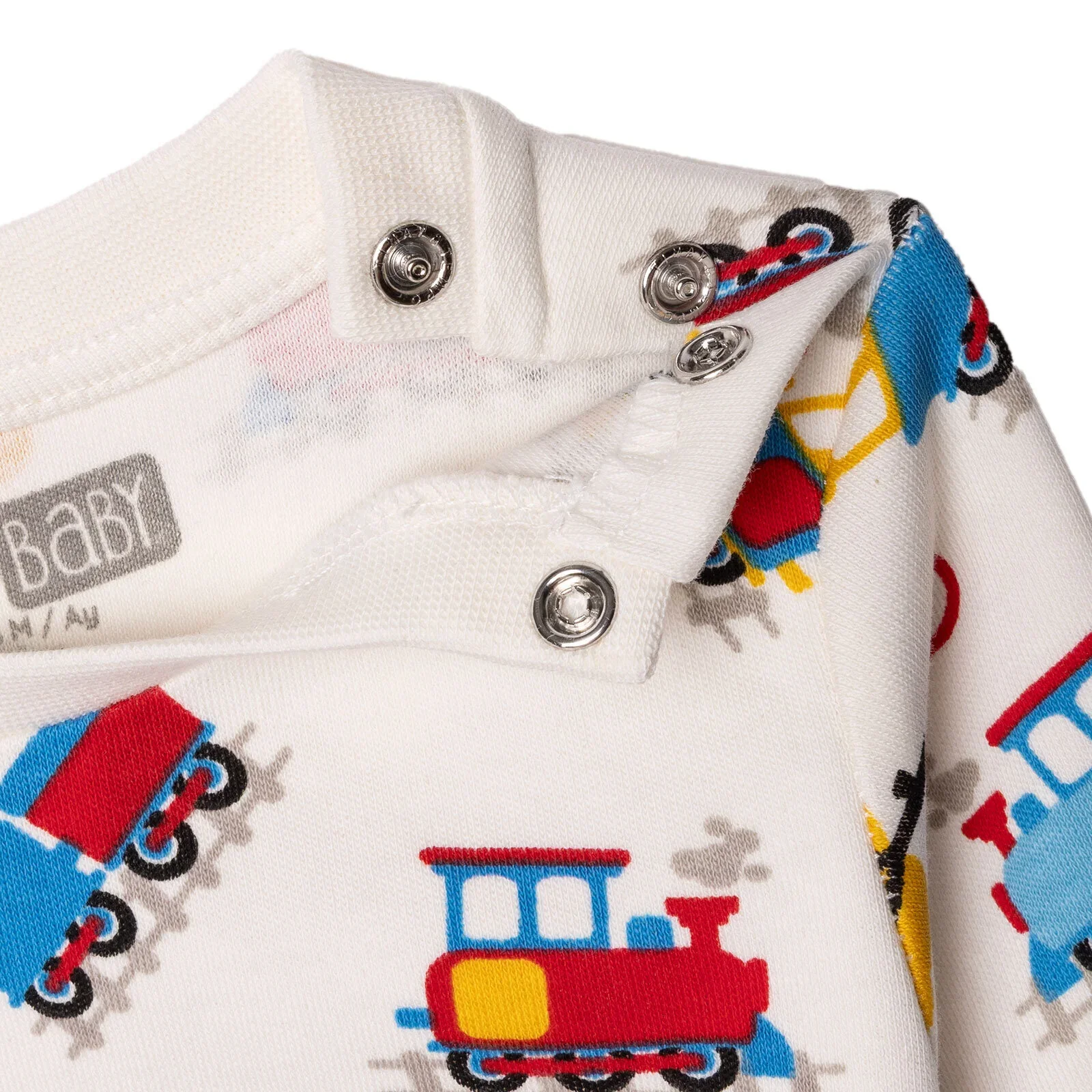 HelloBaby Christmas Baby Boy Long Sleeve Pyjamas Set - Ecru - Image 4