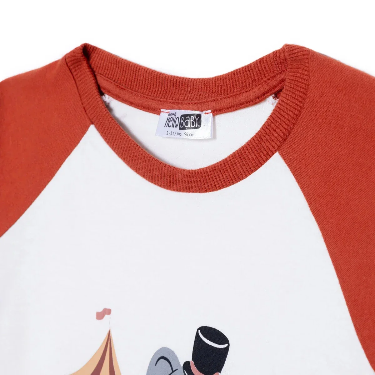 HelloBaby Long Sleeve Tshirt - Ecru - Image 4