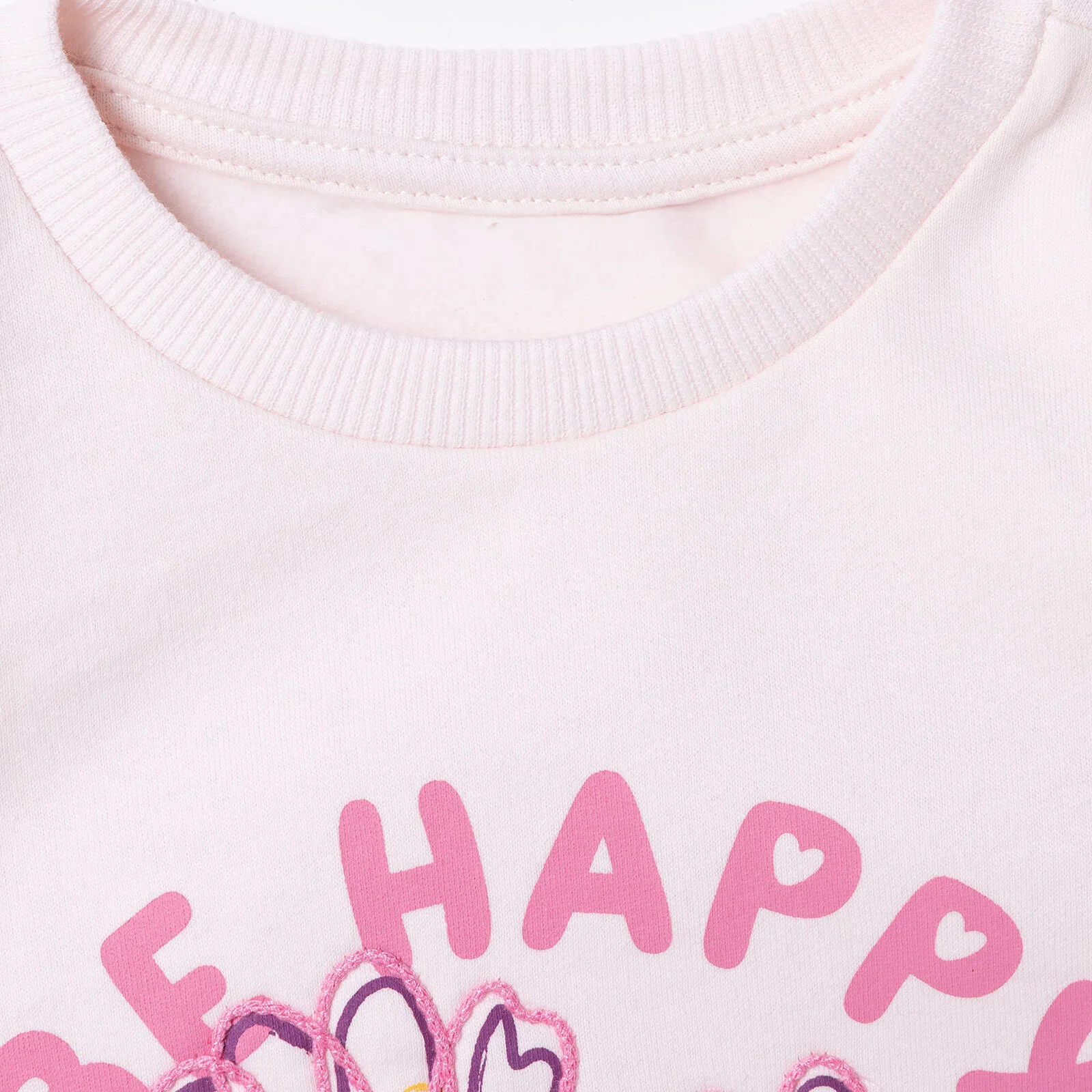 HelloBaby Motto Girl Jogging Set - Light Pink - Image 6