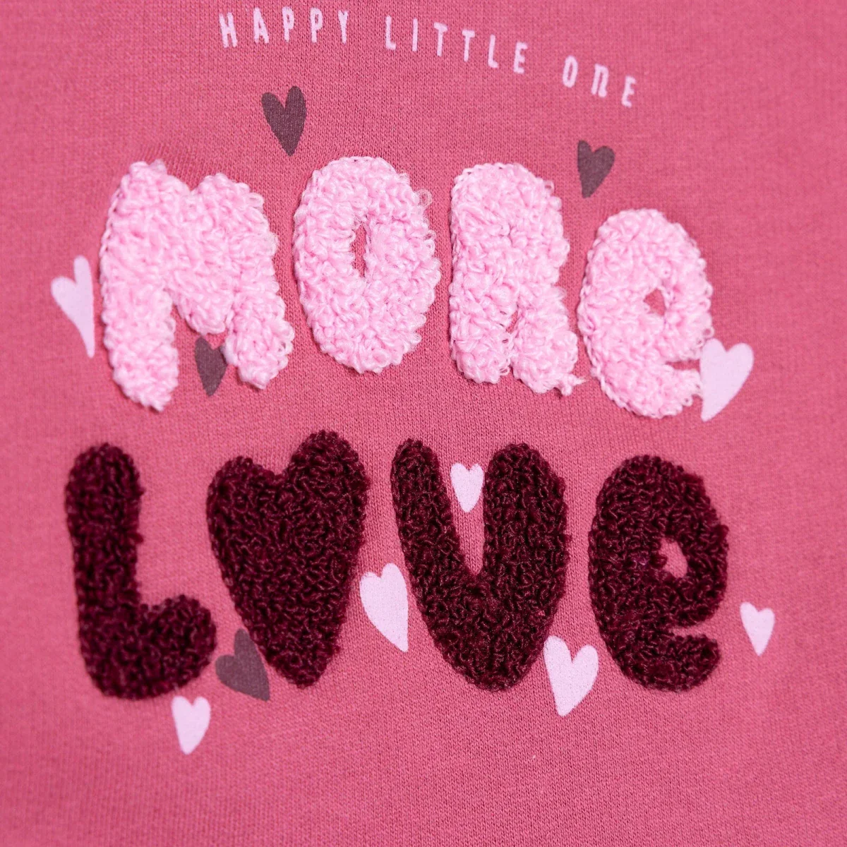 HelloBaby Motto Girl Sweatshirt- Legging - Light Rose - Image 6
