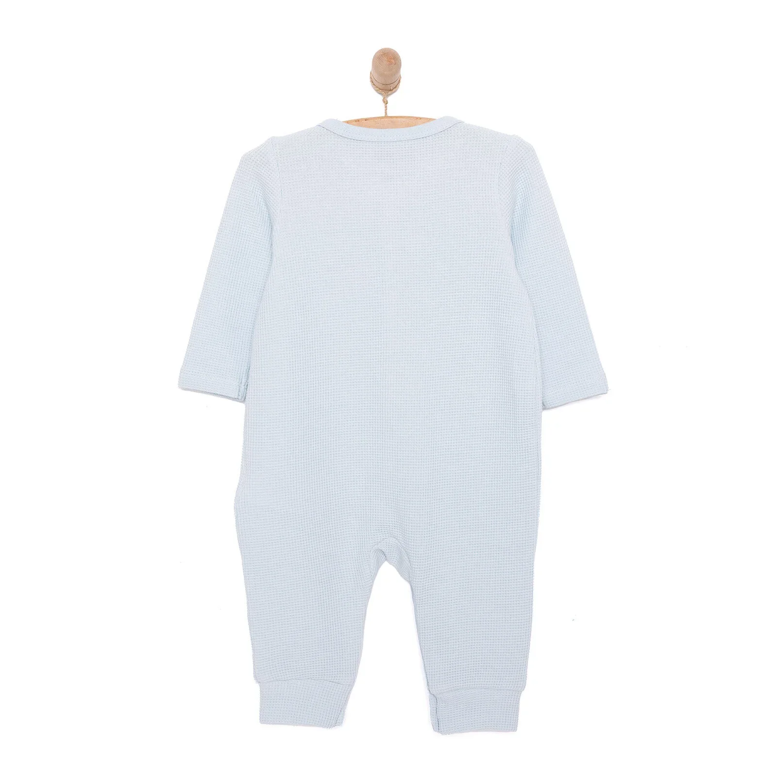 HelloBaby Newborn Baby Boy Jumpsuit - Light Blue - Image 2