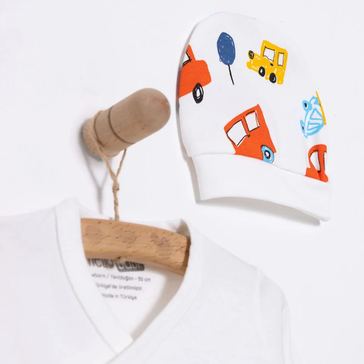 HelloBaby Newborn Baby Boy Set - Ecru - Image 6