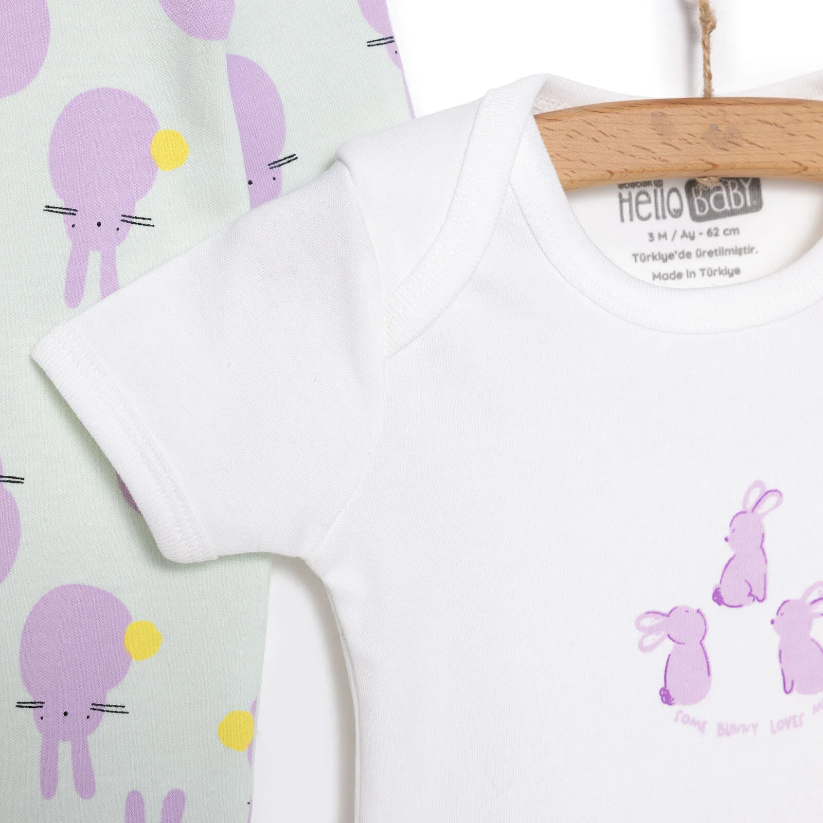 HelloBaby Newborn Baby Cute Elephant Jumpsuit - Ecru - Image 7