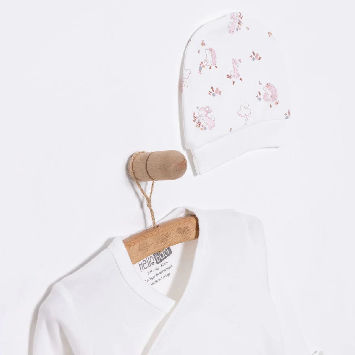 HelloBaby Newborn Baby Girl Set - Ecru - Image 3