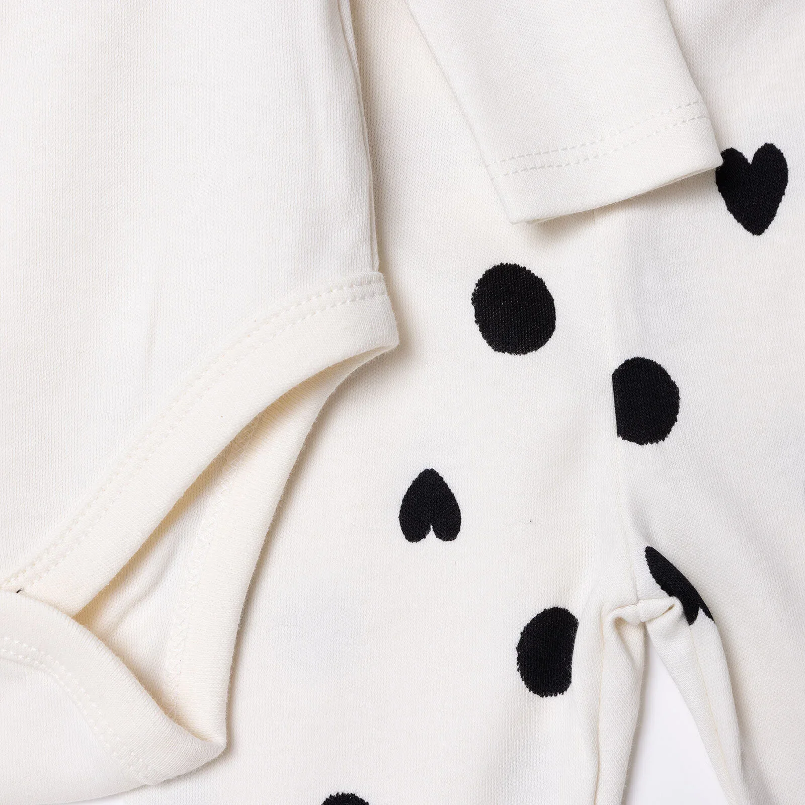 HelloBaby Newborn Body-Footed Bottom - Ecru - Image 6