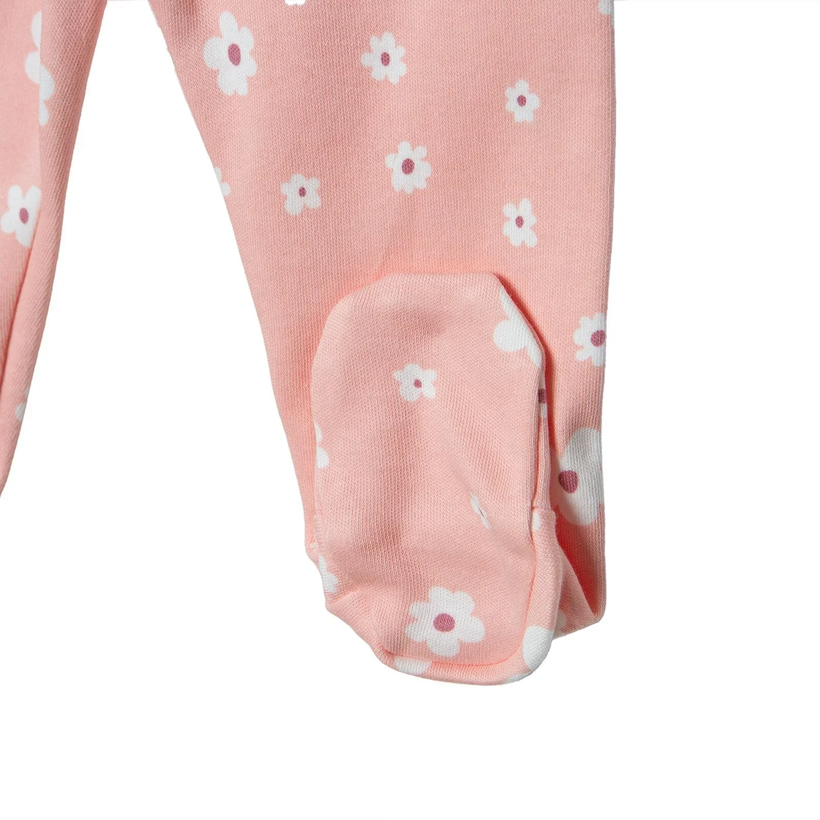 HelloBaby Newborn Body-Footed Bottom - Pink - Image 7