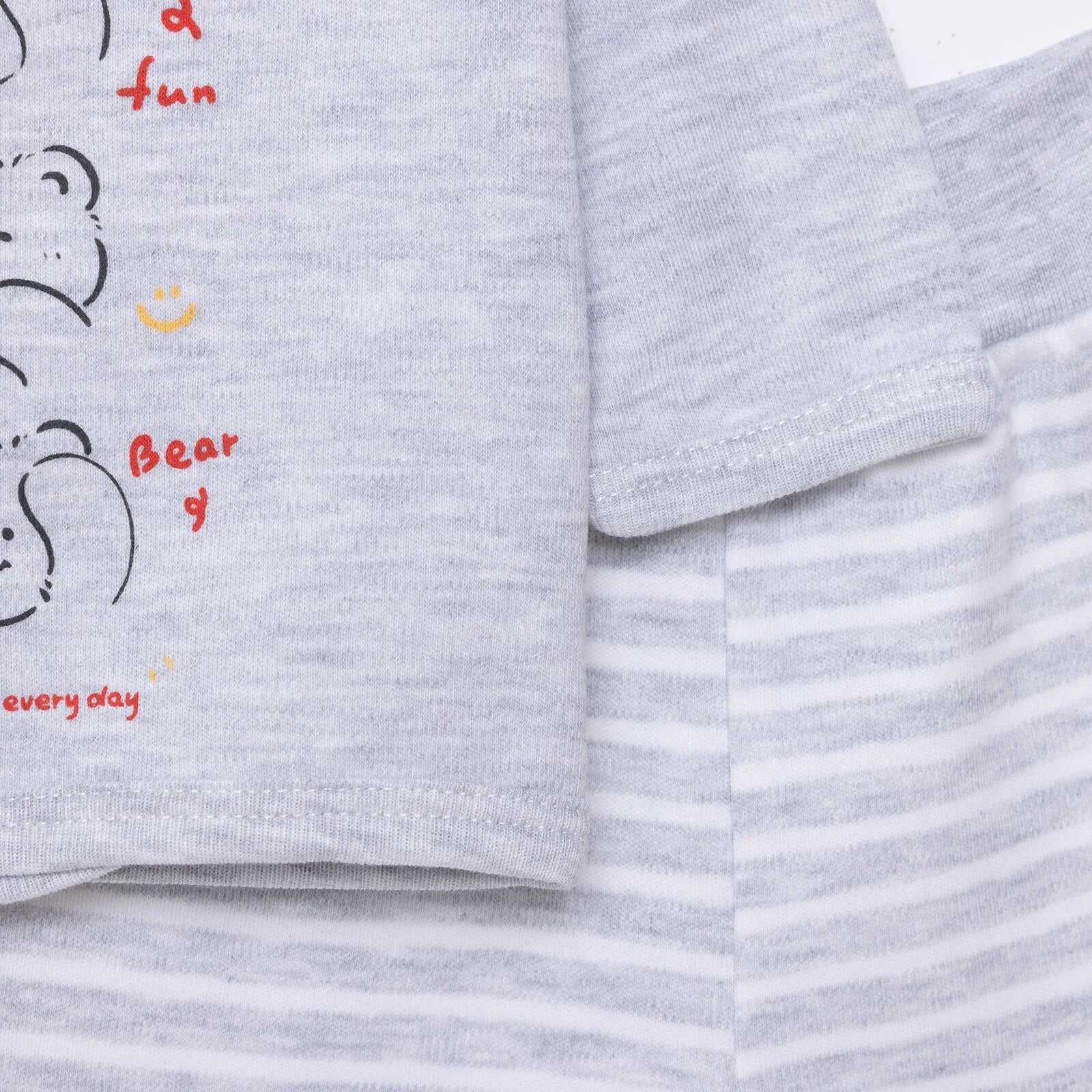HelloBaby Newborn Body-Footed Bottom - Grey - Image 5