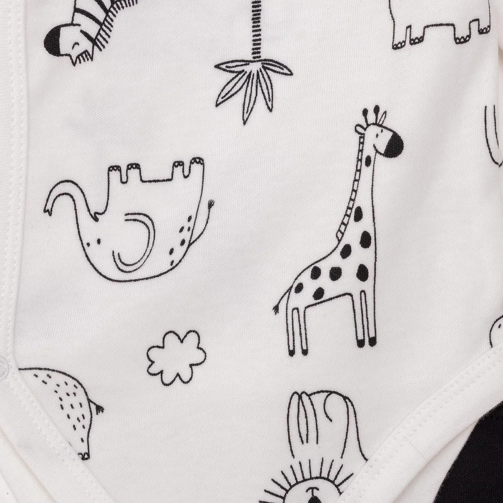 HelloBaby Newborn Body Footed Bottom - Ecru - Image 6