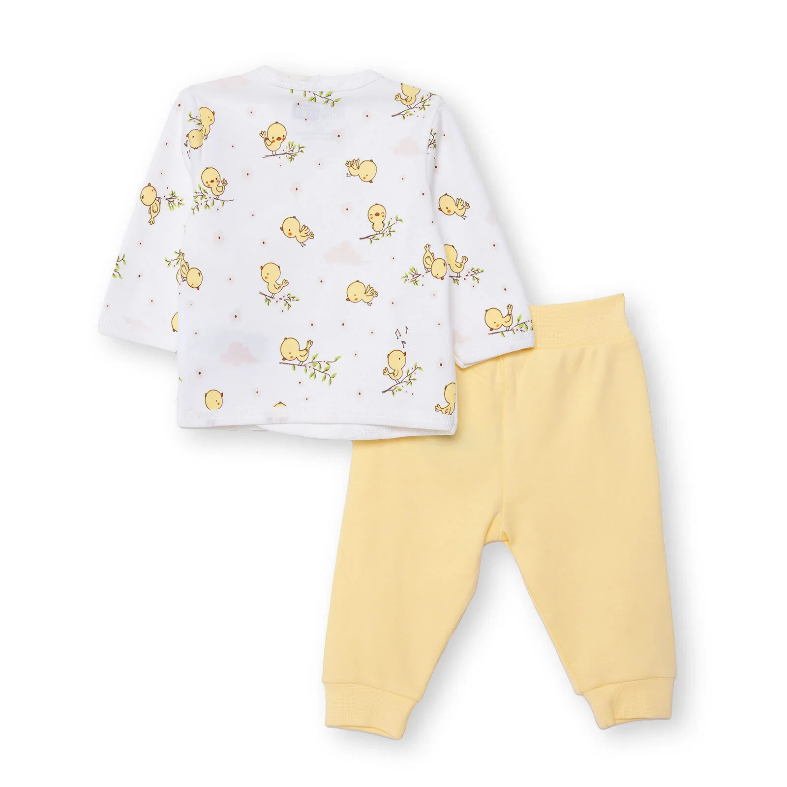 HelloBaby Newborn Body-Footless Bottom - Ecru - Image 2