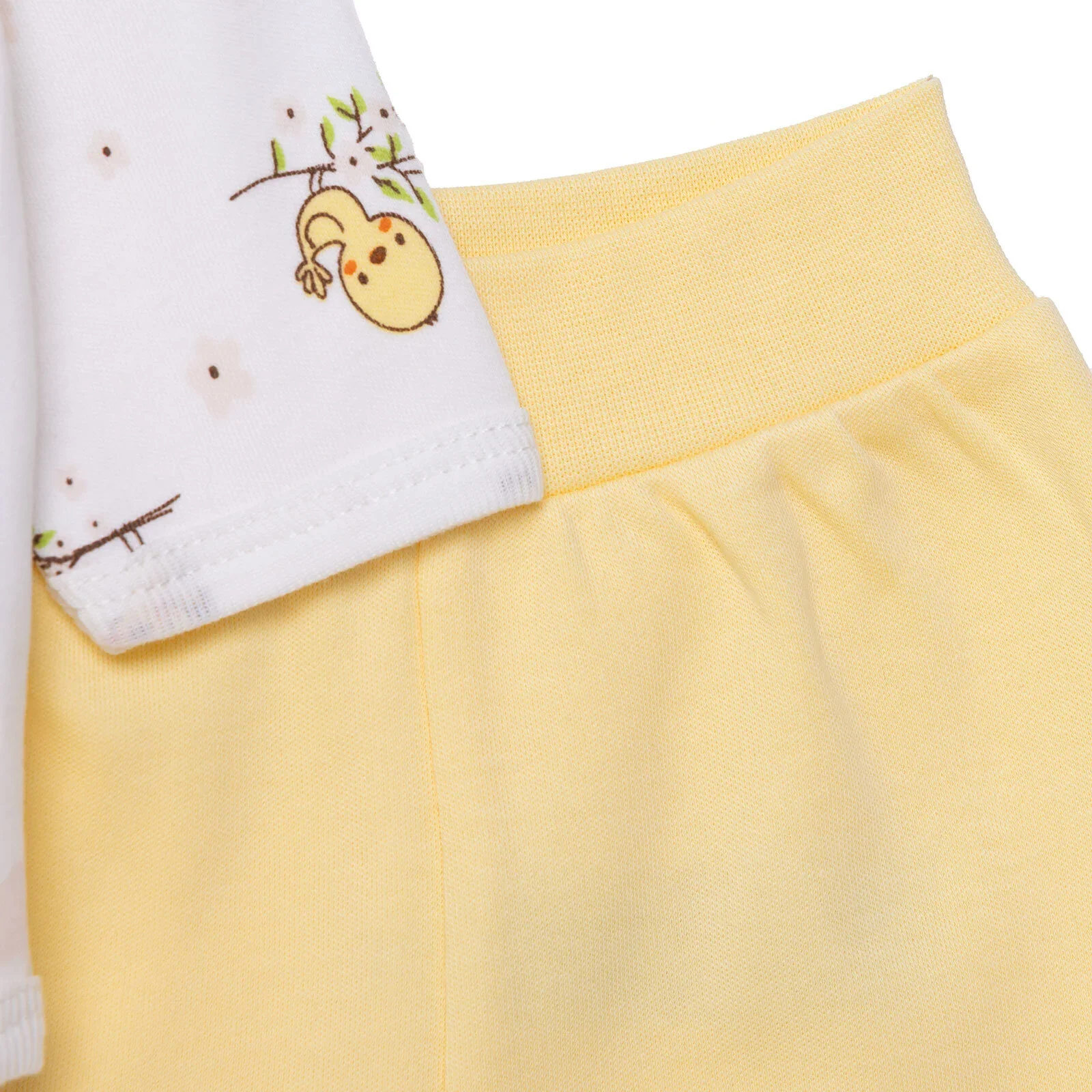 HelloBaby Newborn Body-Footless Bottom - Ecru - Image 6