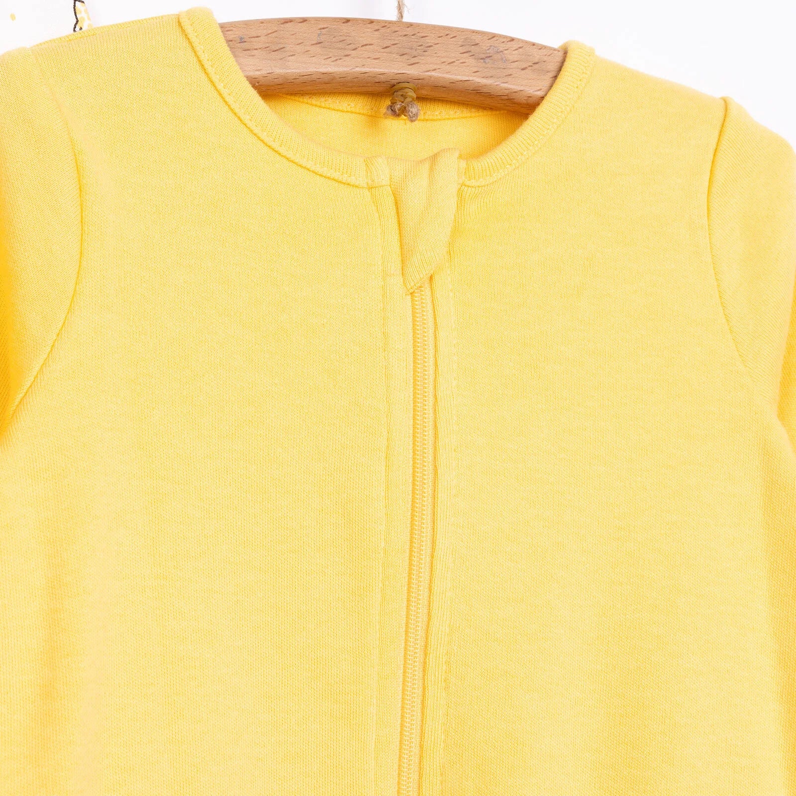 HelloBaby Newborn Boy Footed Jumpsuit - Yellow - Image 4