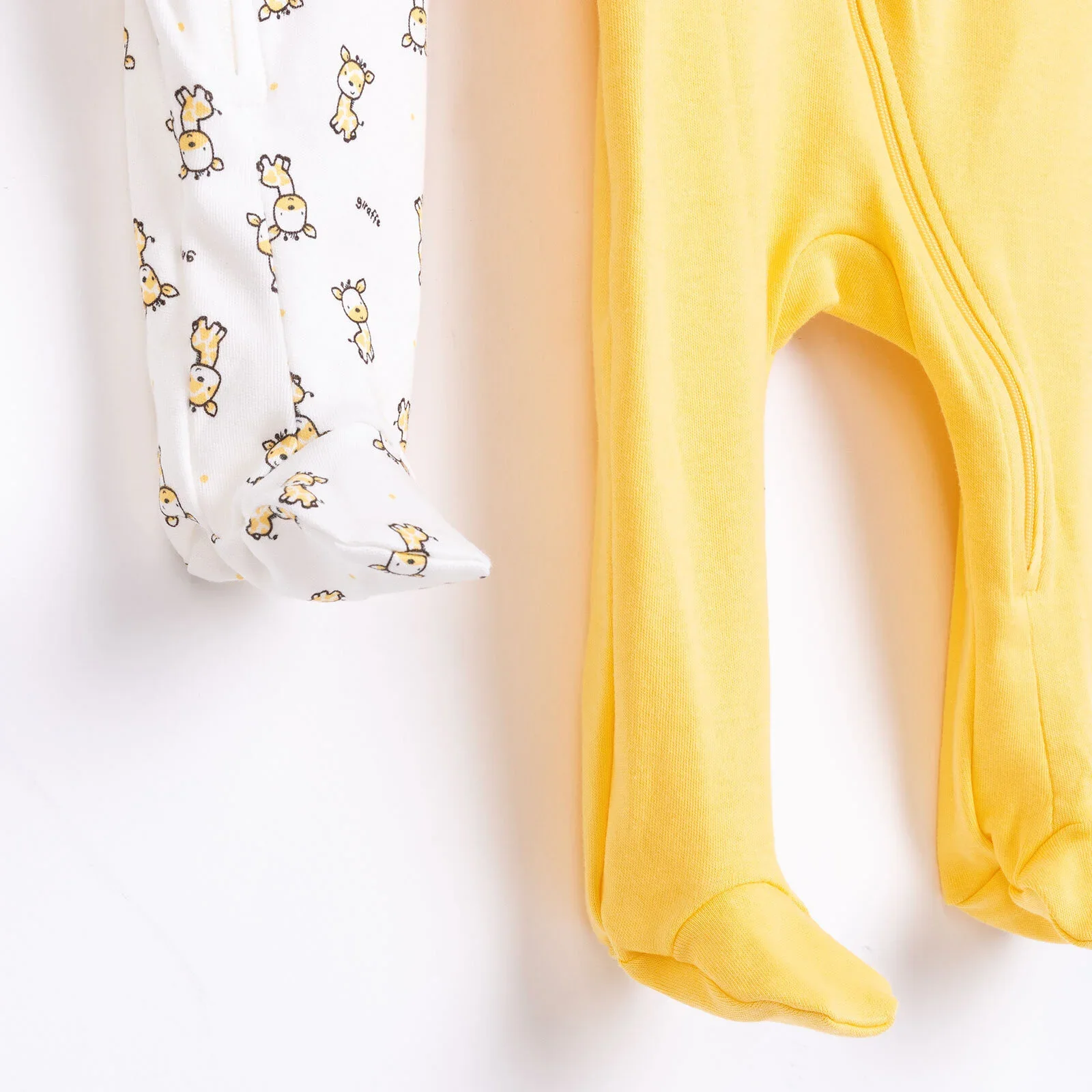 HelloBaby Newborn Boy Footed Jumpsuit - Yellow - Image 6