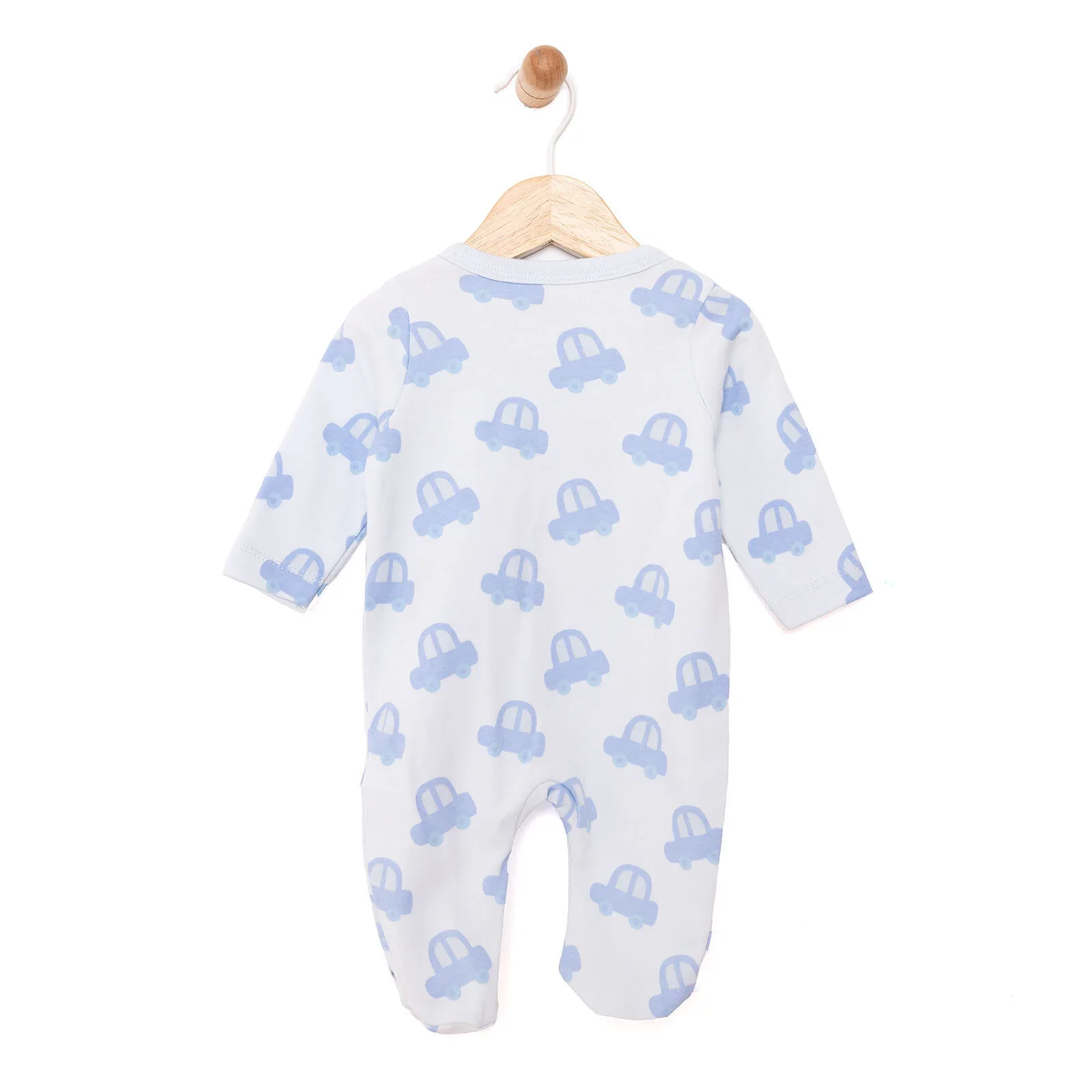 HelloBaby  Newborn Baby Boy  Footed Bottom - Blue - Image 2