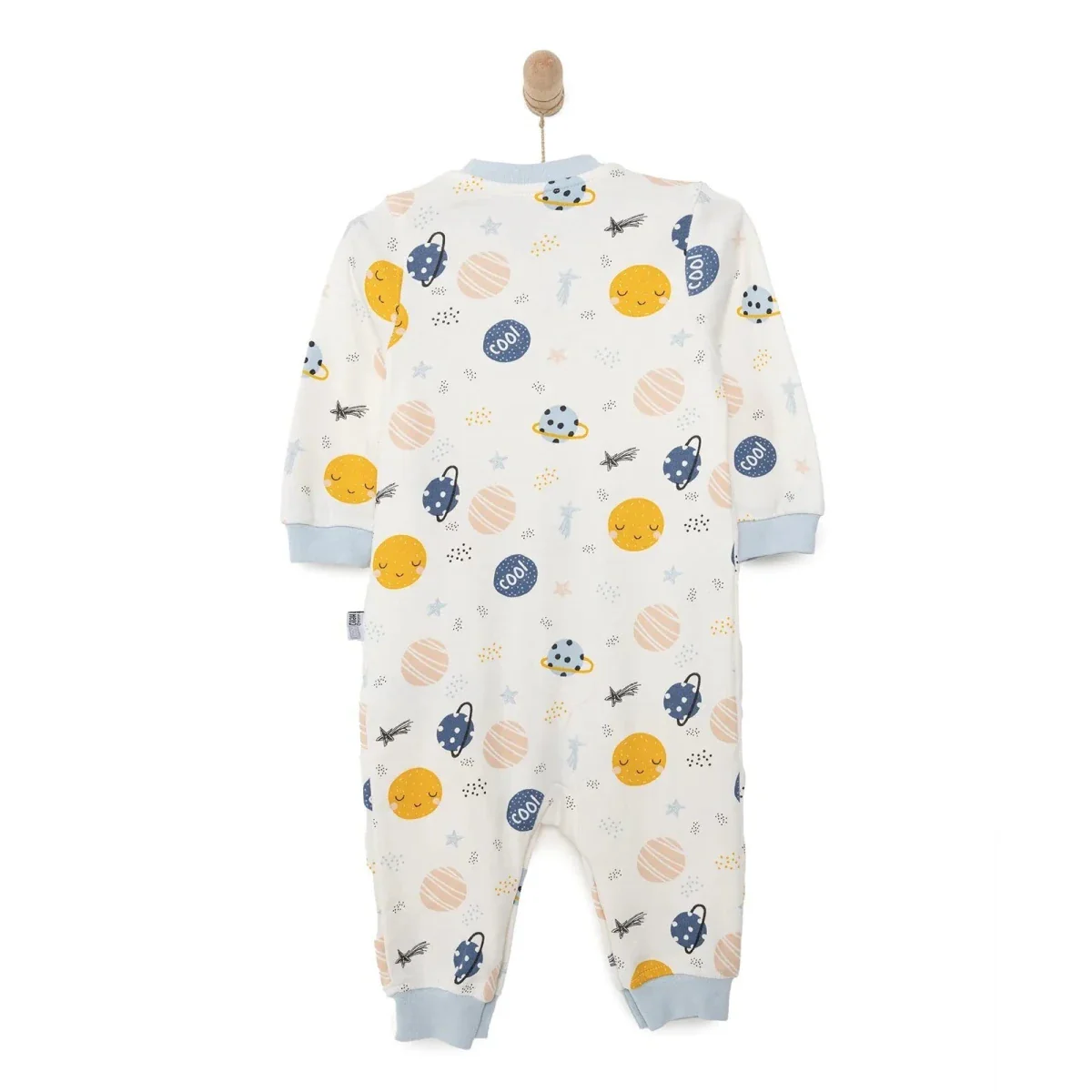 HelloBaby Newborn Boy Jumpsuit - Ecru - Image 2