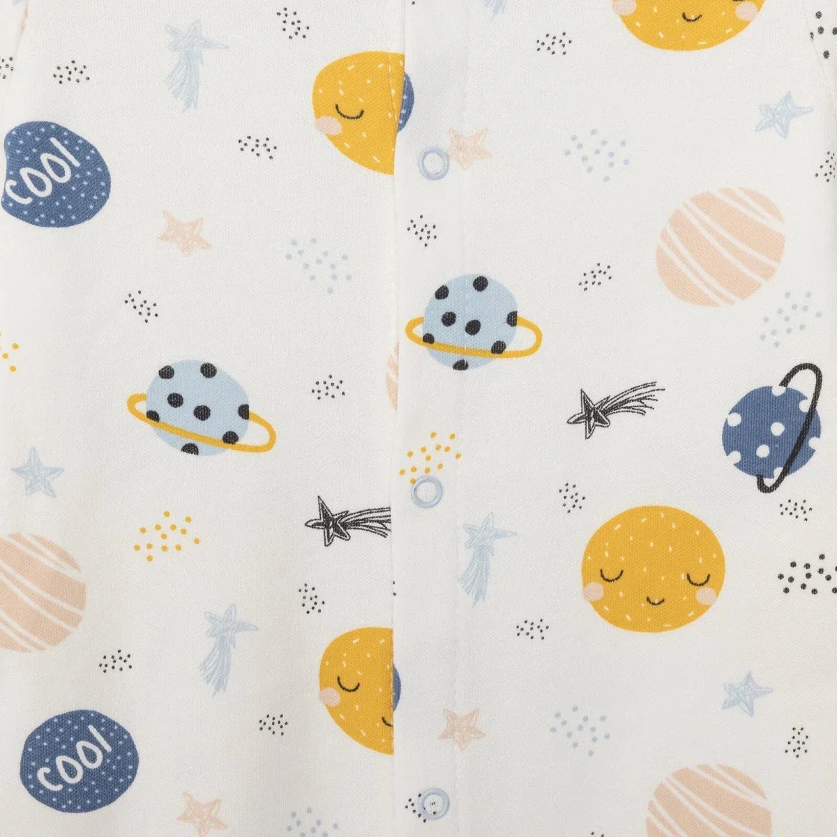 HelloBaby Newborn Boy Jumpsuit - Ecru - Image 5