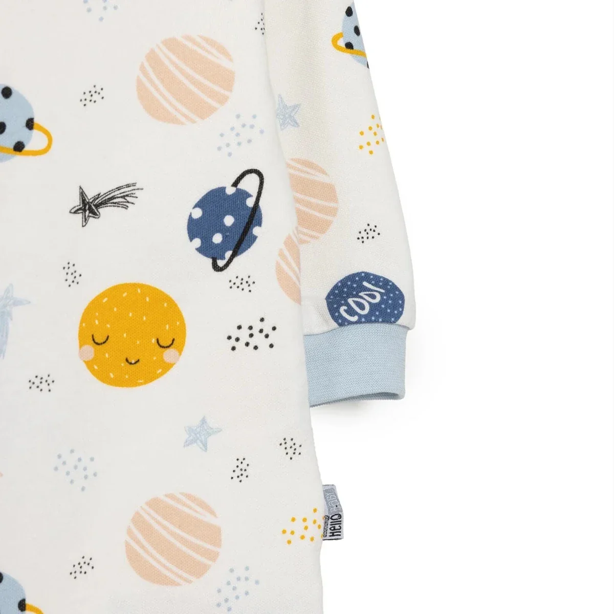 HelloBaby Newborn Boy Jumpsuit - Ecru - Image 6